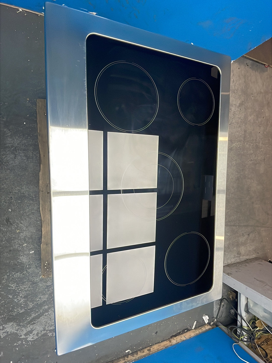 #GRC-164-318 - Belling Cookcentre 90E 90cm Electric Range Cooker – 174L Capacity, 5 Zone Ceramic Hob, AirFry Function, Stainless Steel