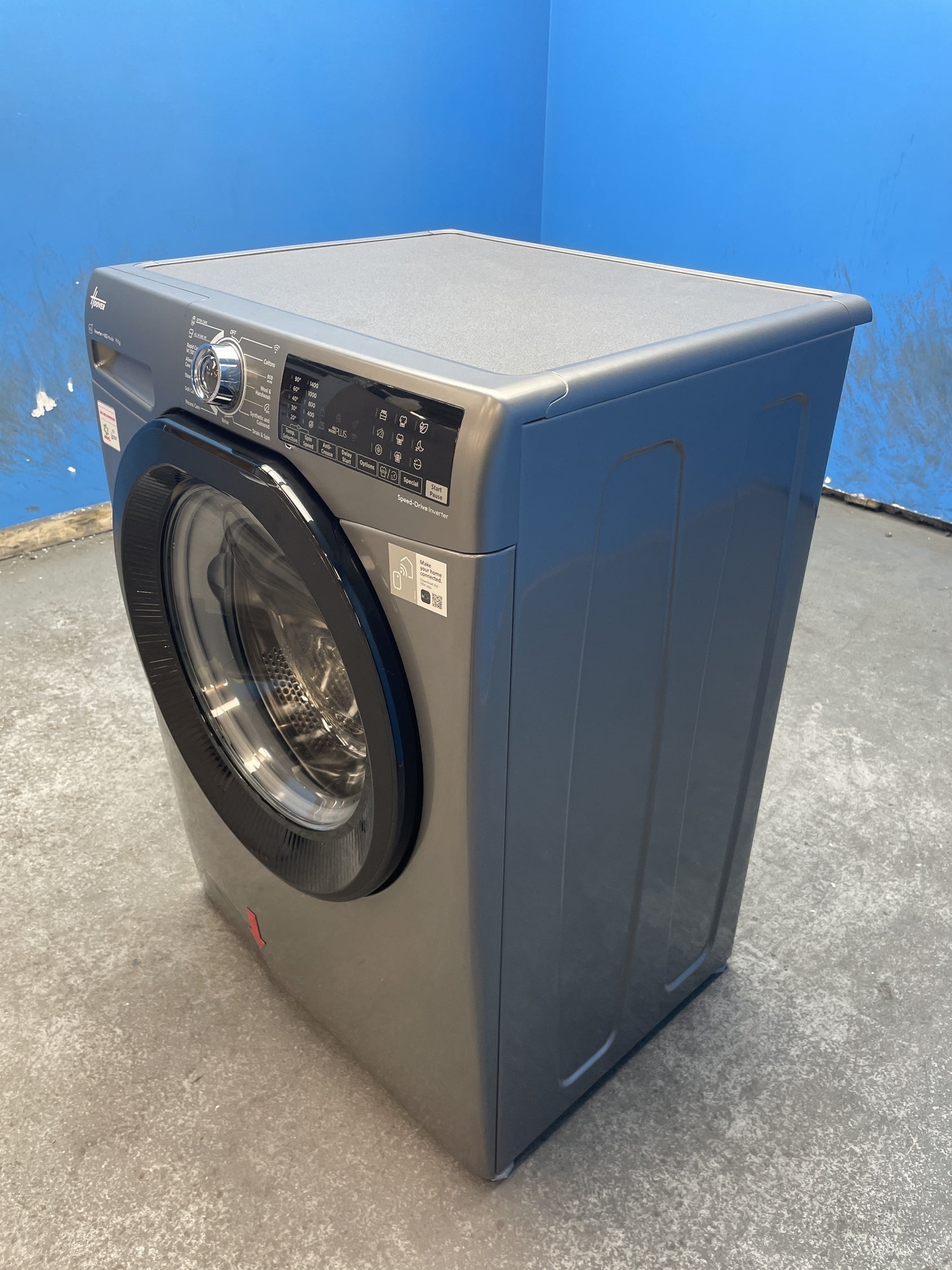 #GRC-163-120 - Hoover H3WPS496TAMBR680 9kg 1400 Spin Washing Machine