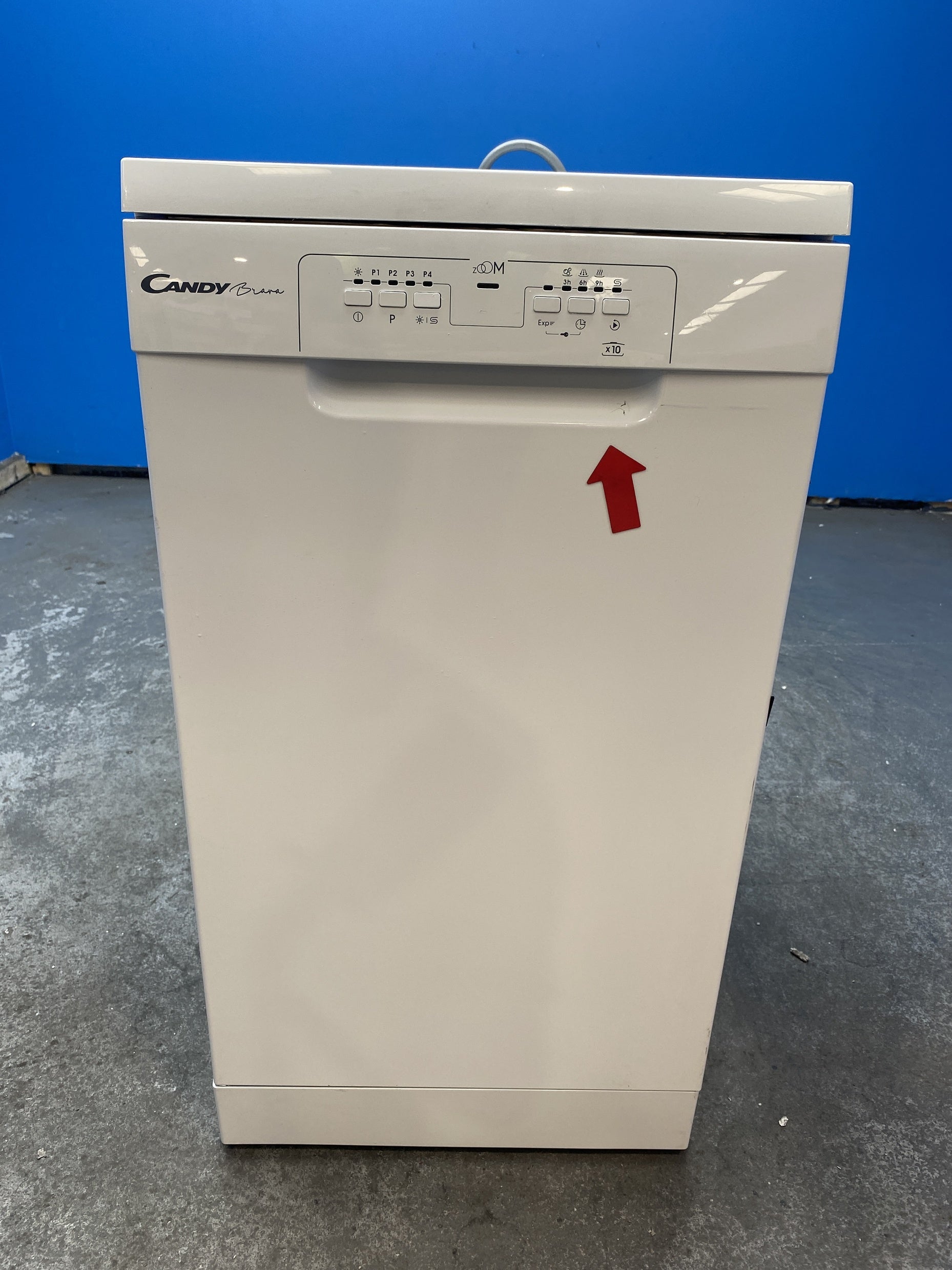 #GRC-159-718 - Candy CDPH 2L1049W Slimline 10 Place Brava Dishwasher