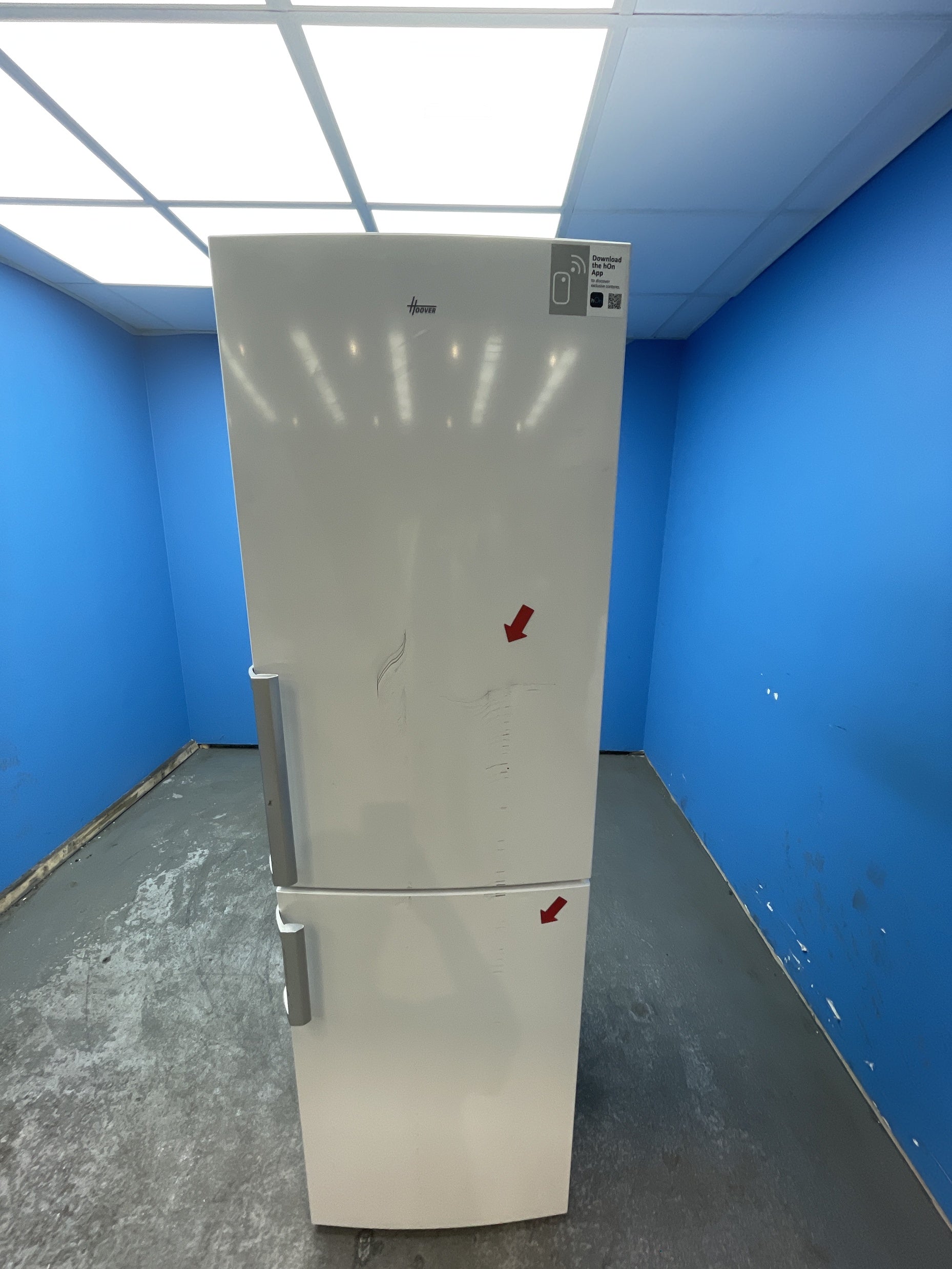 #GRC-162-639 - Hoover HOCH1T518EWHK 54cm Total No Frost Fridge Freezer