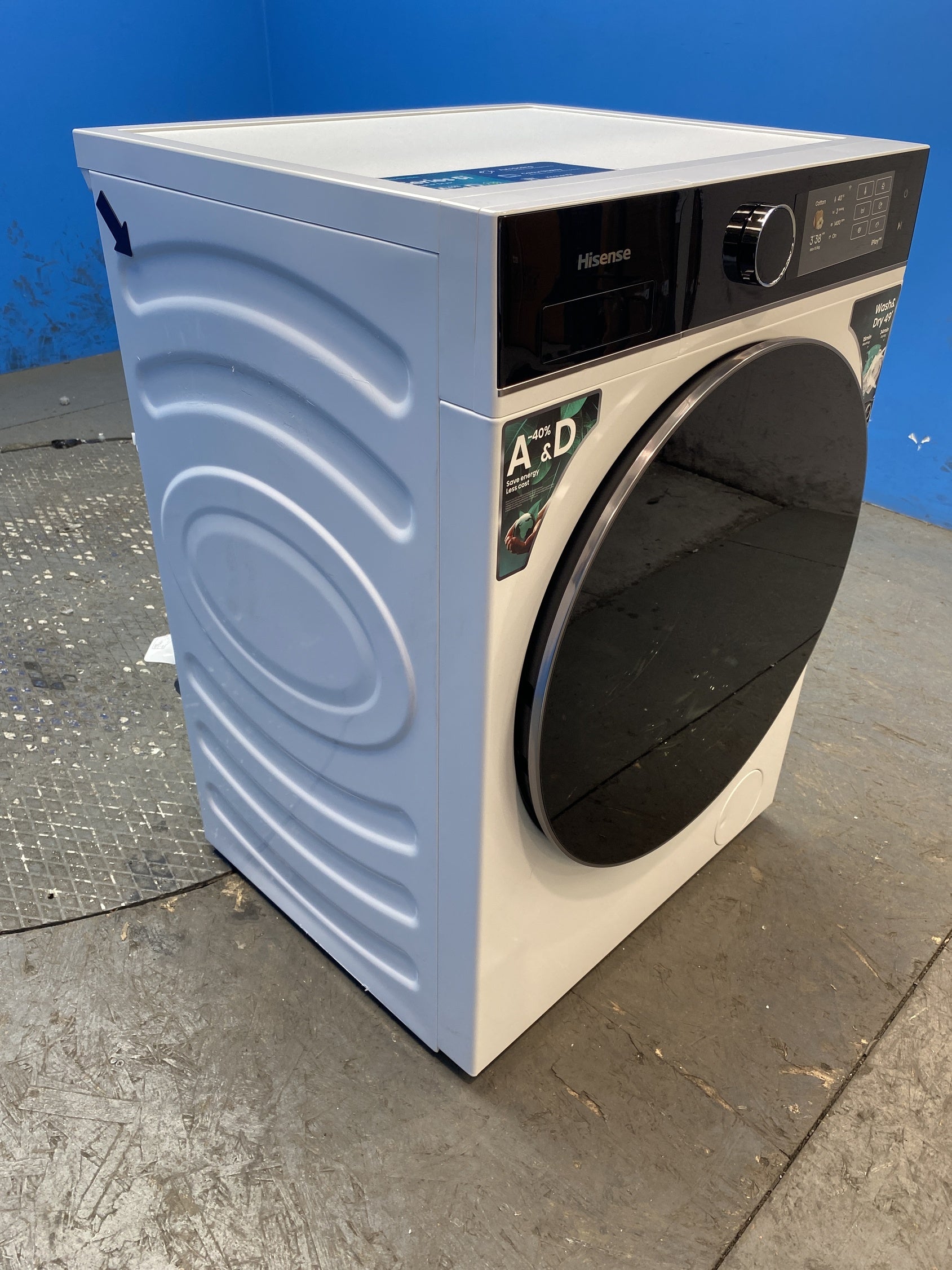 #GRC-157-465 - Hisense WD5I1045BWQ 10.5/6kg 1400rpm AutoDose Washer Dryer