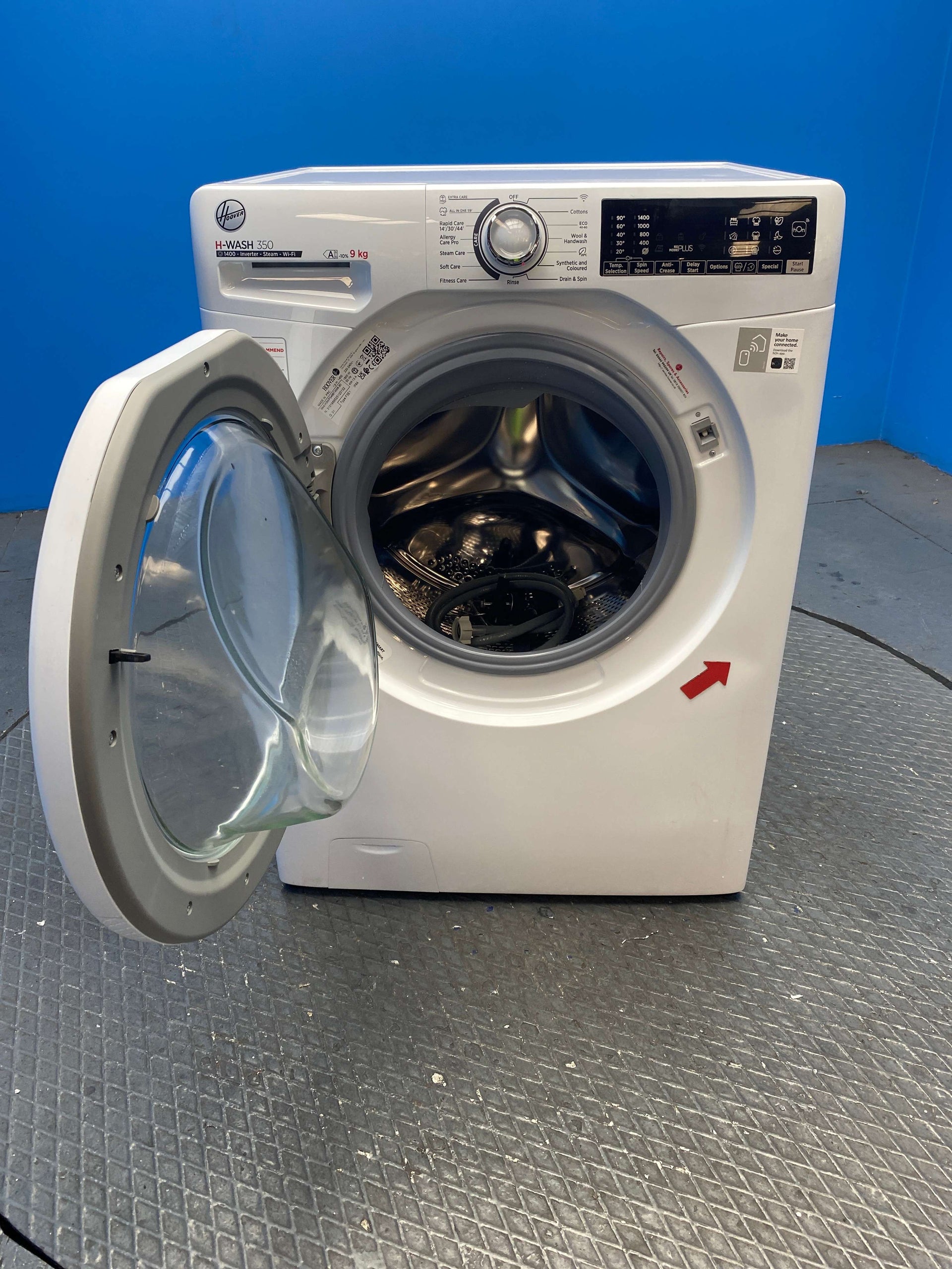 Hoover H3WPS496TAM6 9kg 1400 Spin Washing Machine