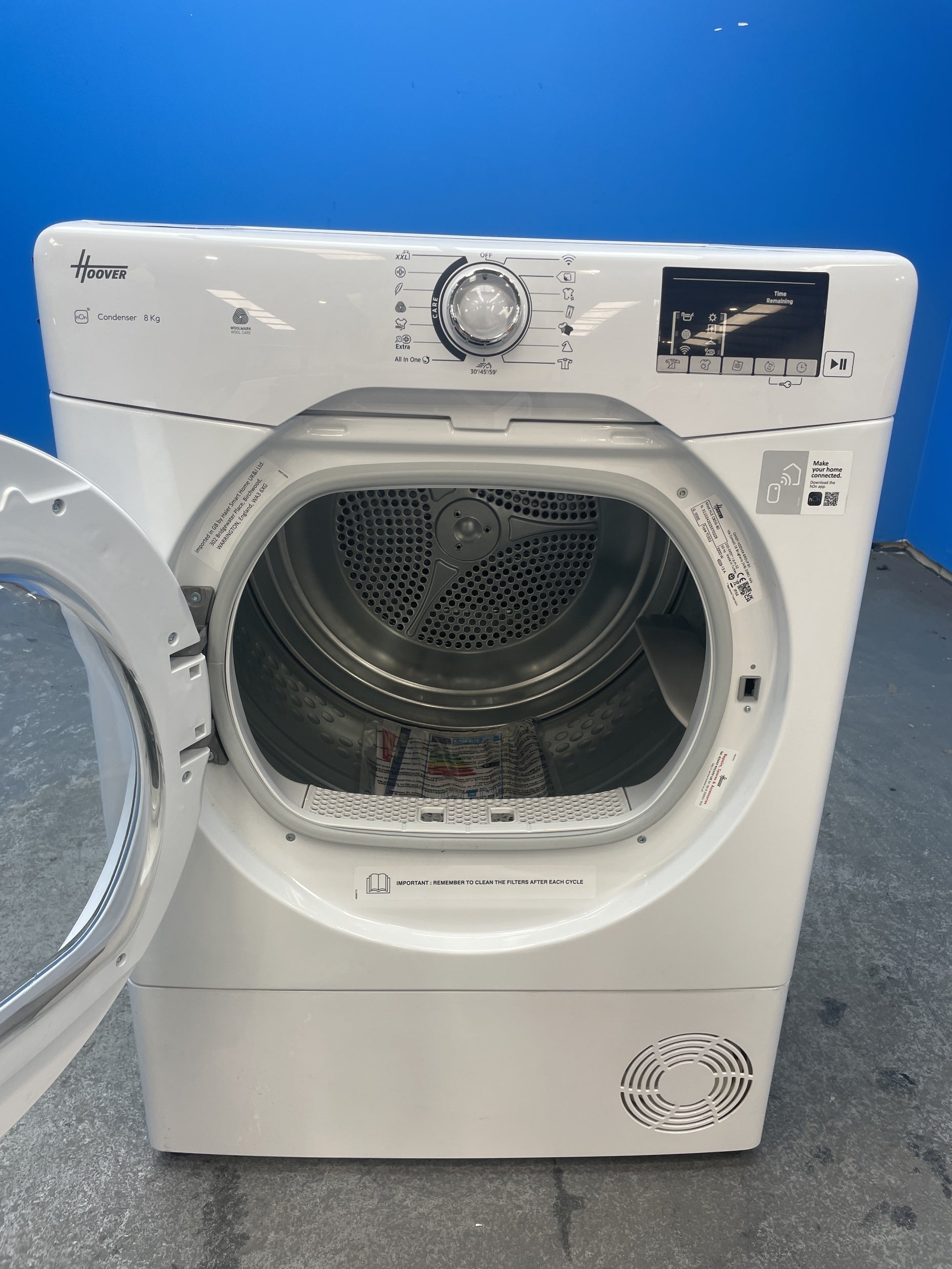 #GRC-159-571 - Hoover HBWS494DMBW5 Integrated 9kg 1400rpm Washing Machine