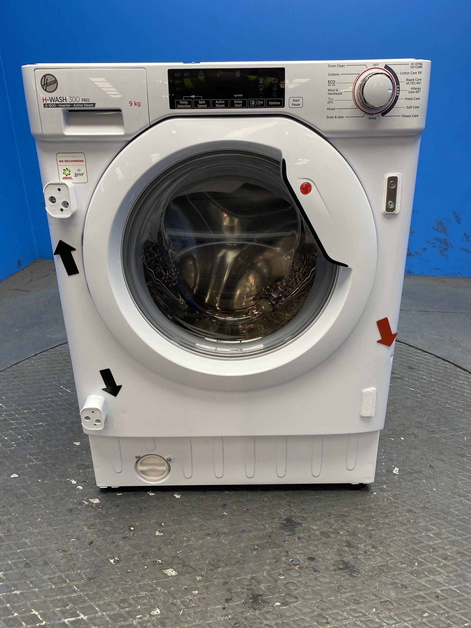 Hoover HBWOS69TMET Integrated  9kg 1600 Spin Washing Machine