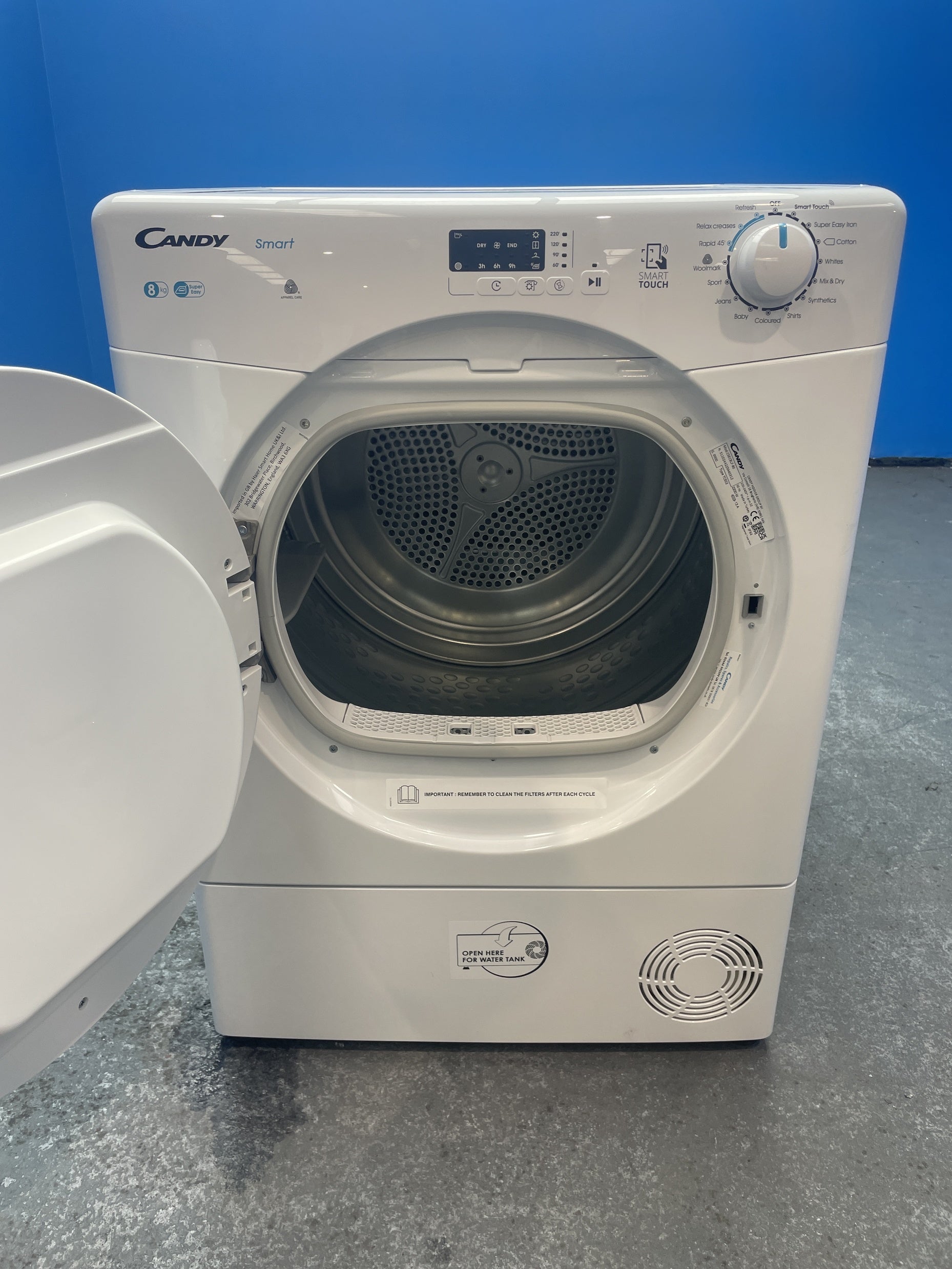 #GRC-153-846 - Candy CSEC8LF 8kg Condenser Tumble Dryer