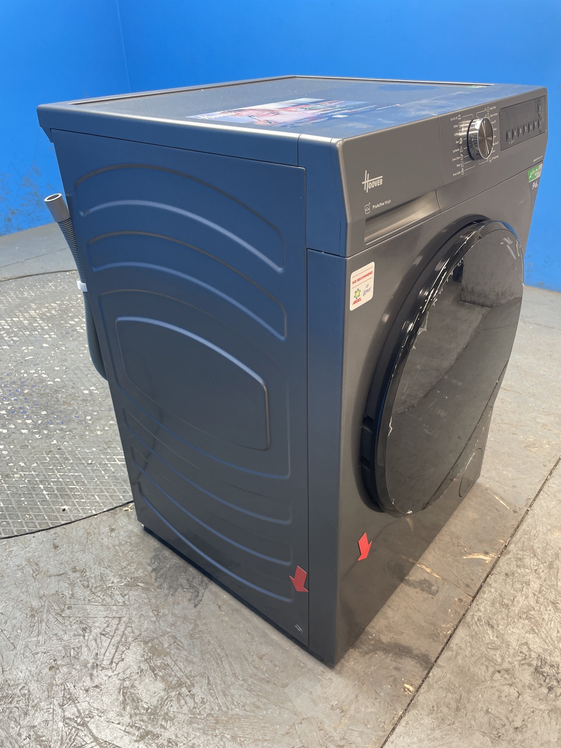 #GRC-156-350 - Hoover Pro Wash Series 3 HBWR 496B8G-80 9/6kg 1400rpm Washer Dryer