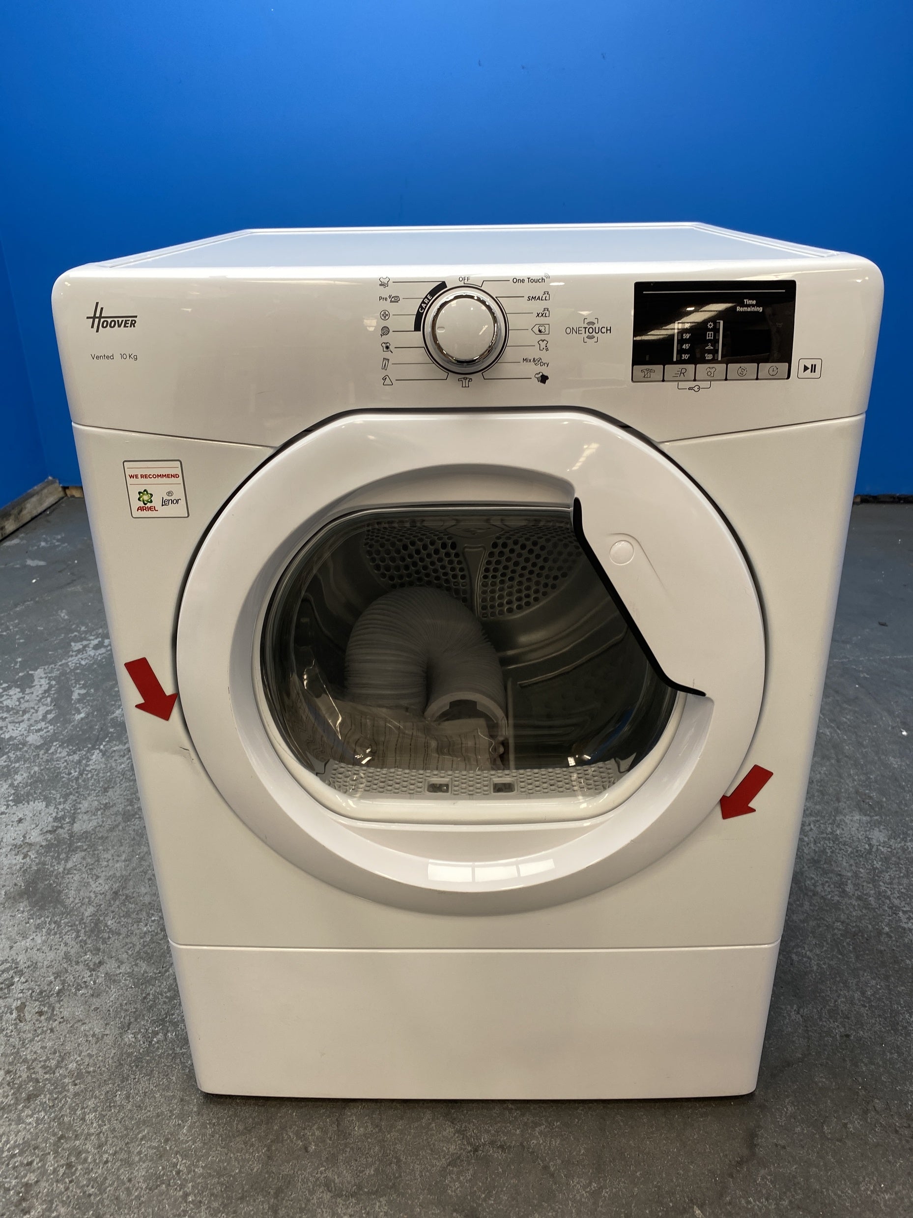 #GRC-159-237 - Hoover HLE V10DG-80 10kg Vented Tumble Dryer