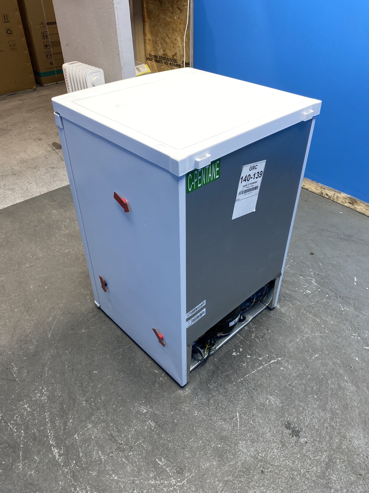 Candy CLHS58EWK 127 Litre 55cm Under Counter Fridge