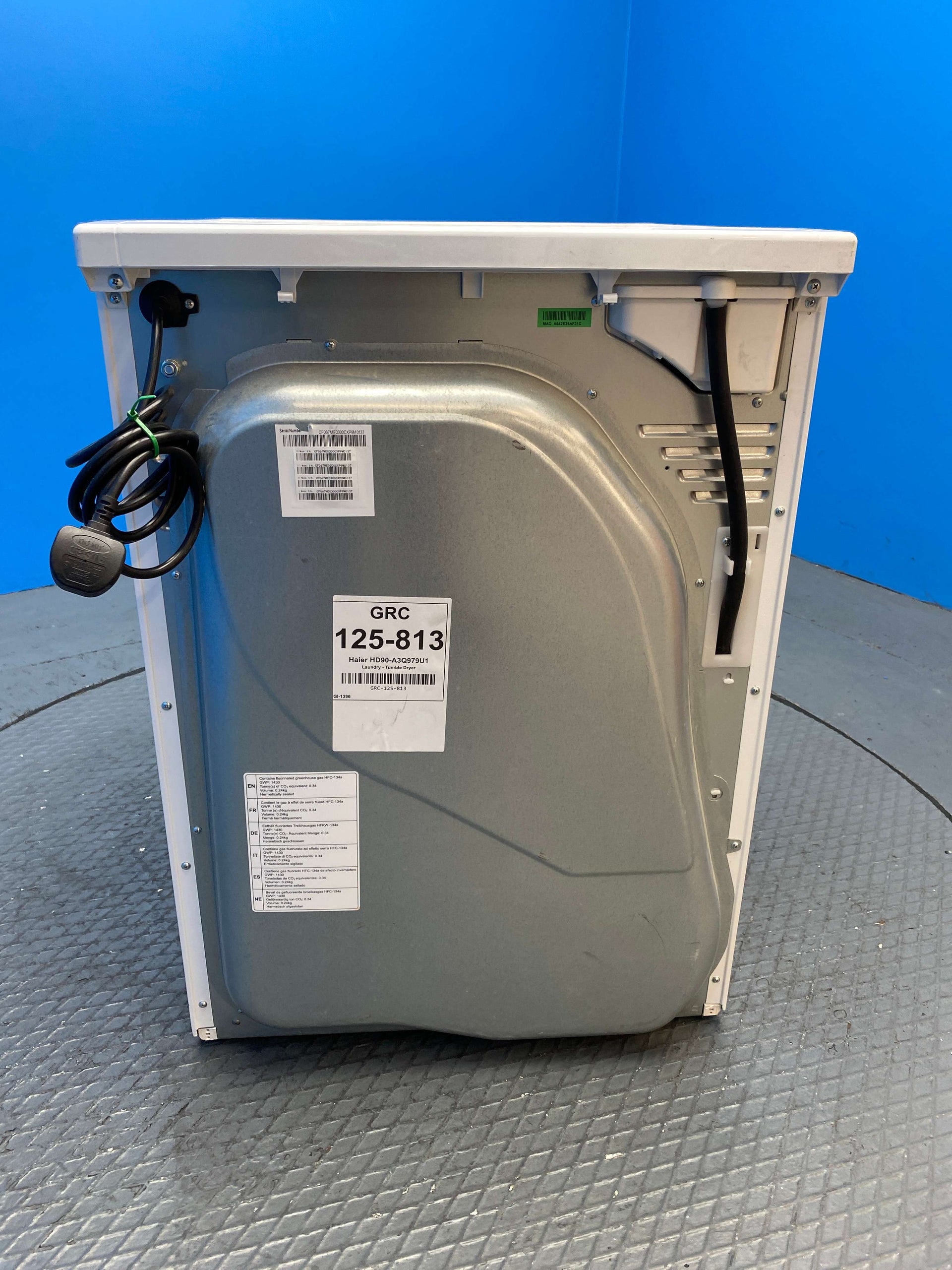 Haier HD90-A3Q979U1 9kg Heat Pump Tumble Dryer