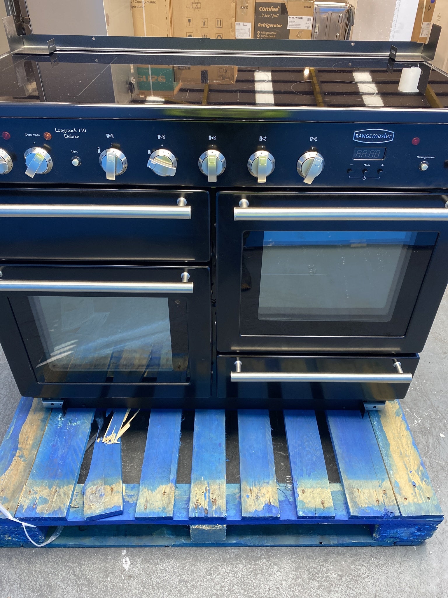 Rangemaster 110cm Induction Range Cooker – Black