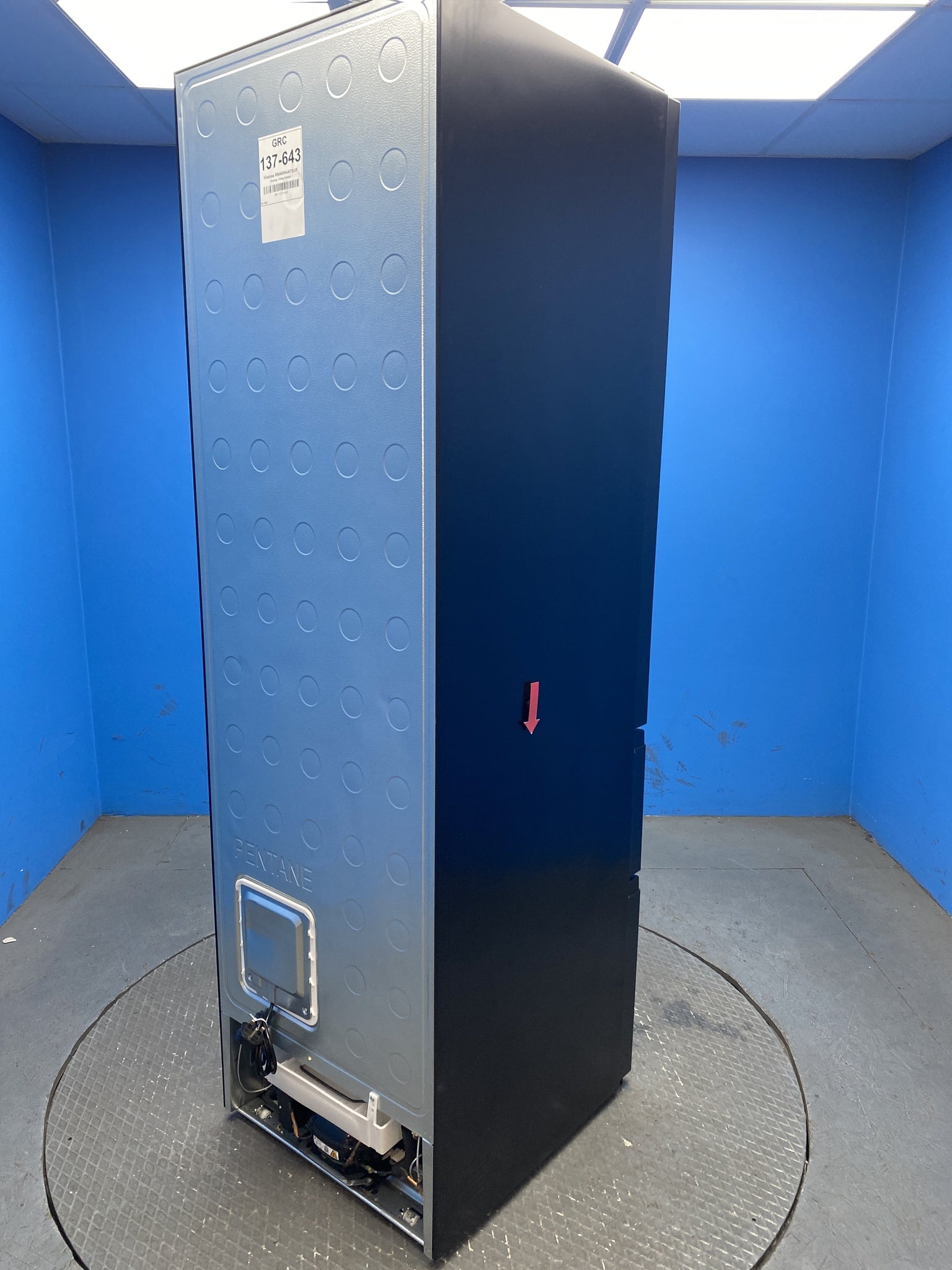 3 Door Fridge Freezer 70/30 D Energy Black