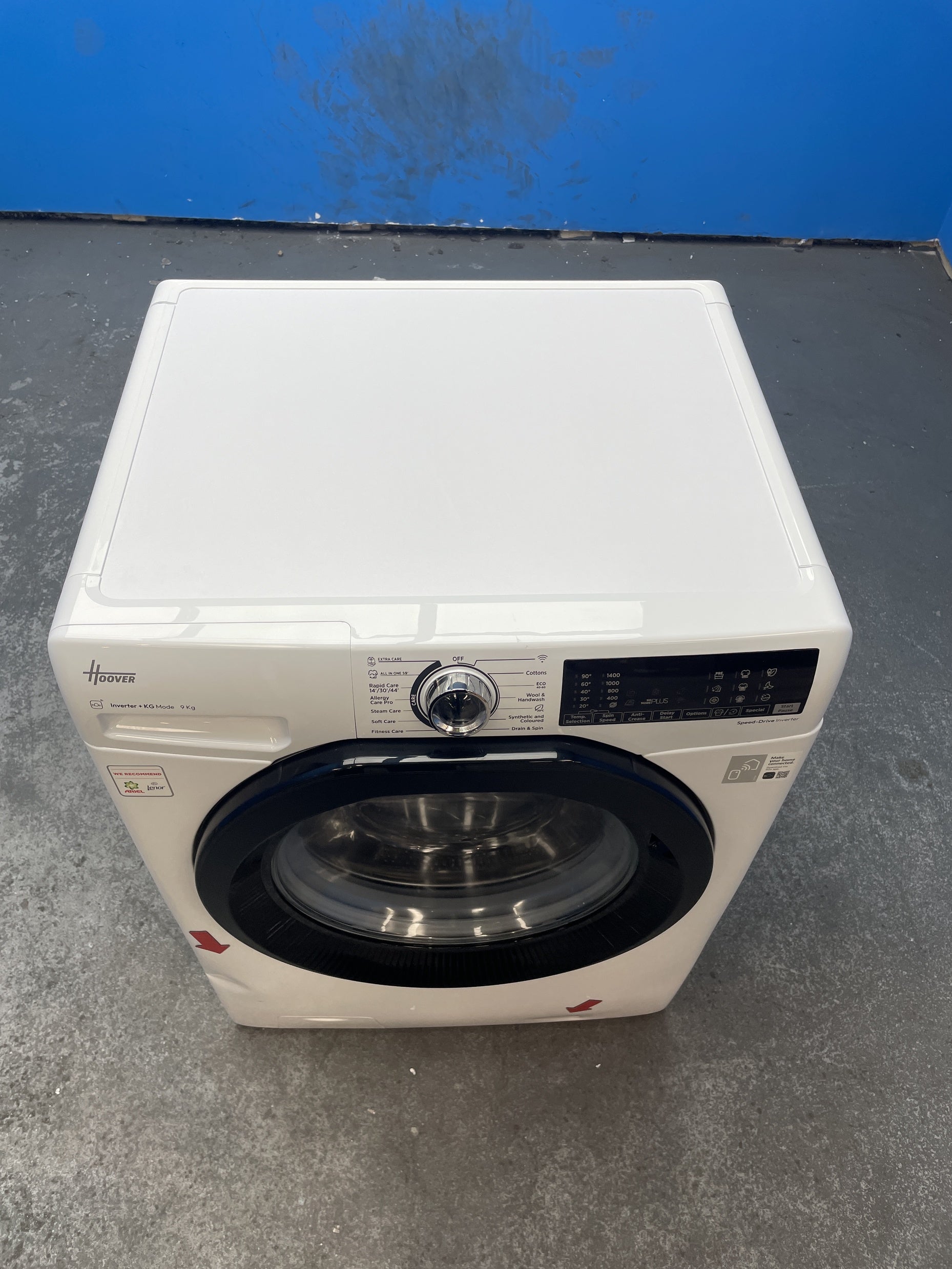 #GRC-159-754 - Hoover H3WPS496TAMB6 9kg 1400 Spin Washing Machine