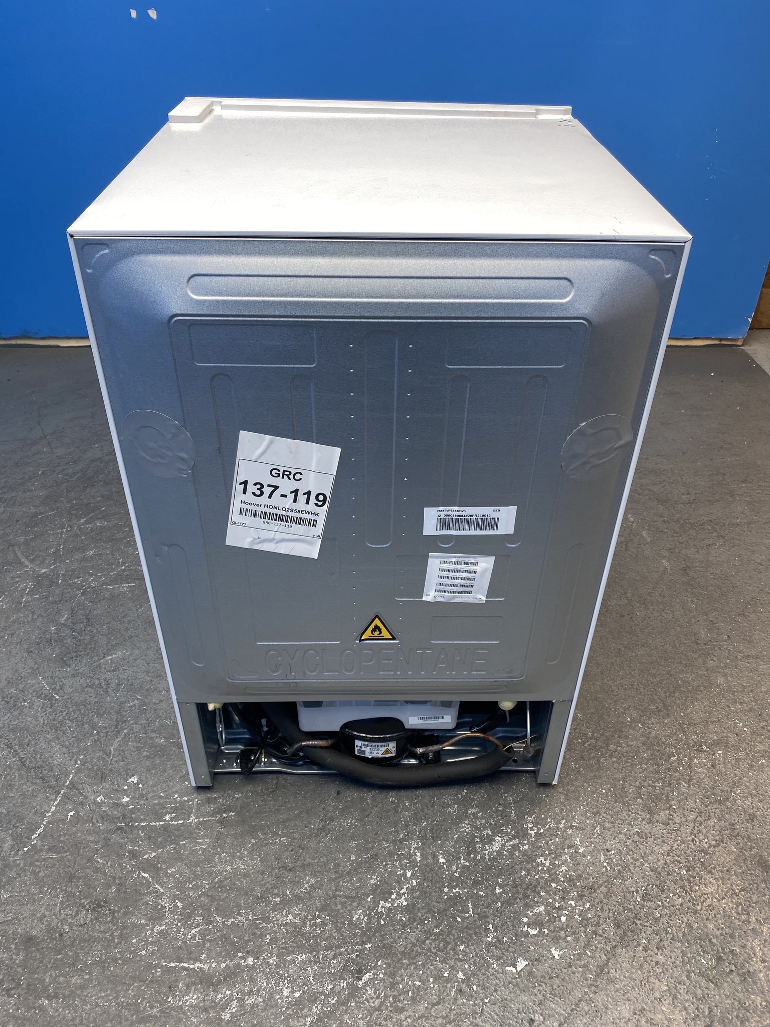 Hoover HONLQ2S58EWHK H-FRIDGE 300 Undercounter Larder Fridge