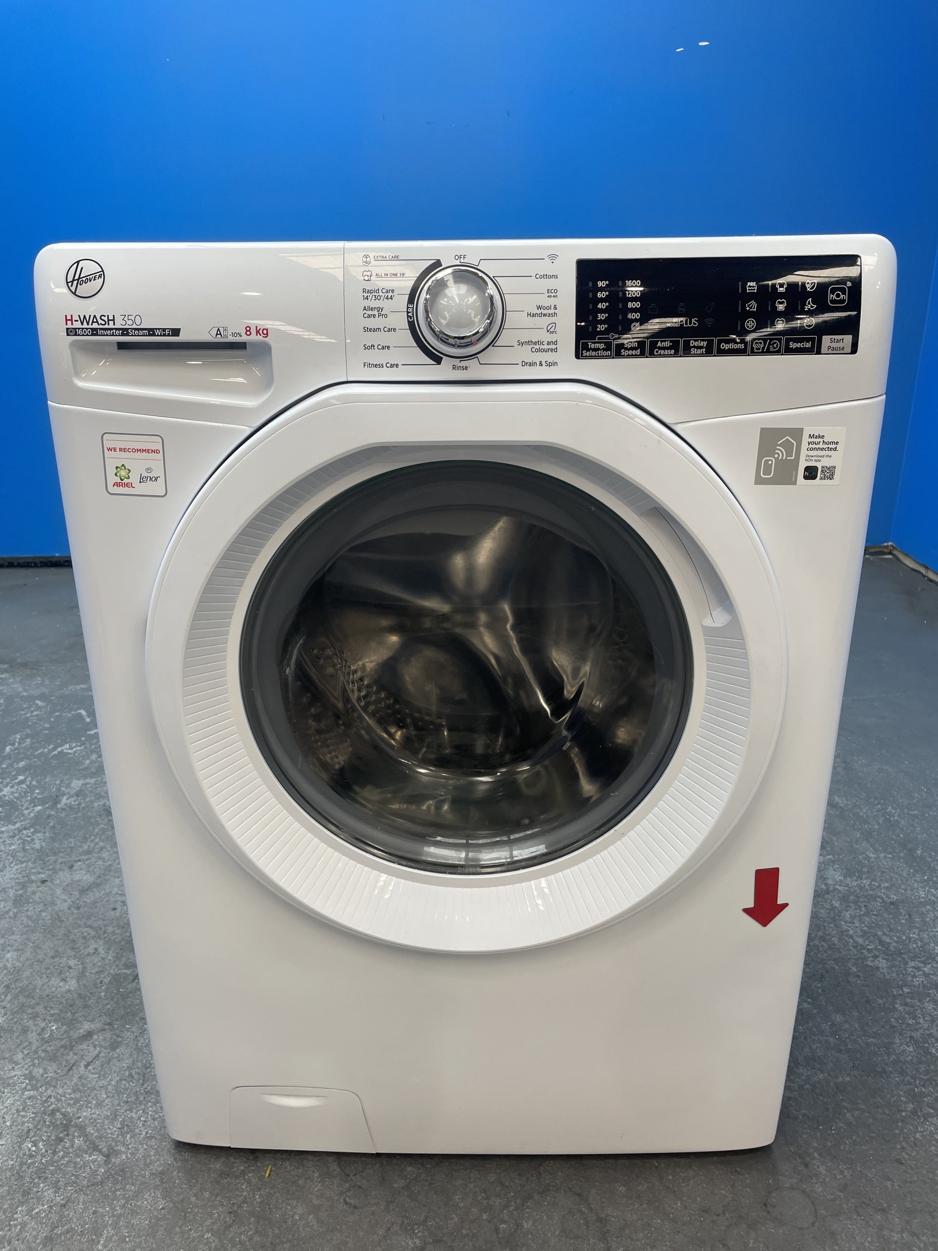 #GRC-160-200 - Hoover H-WASH 350 H3WPS 686TAM6 8kg 1600rpm Washing Machine