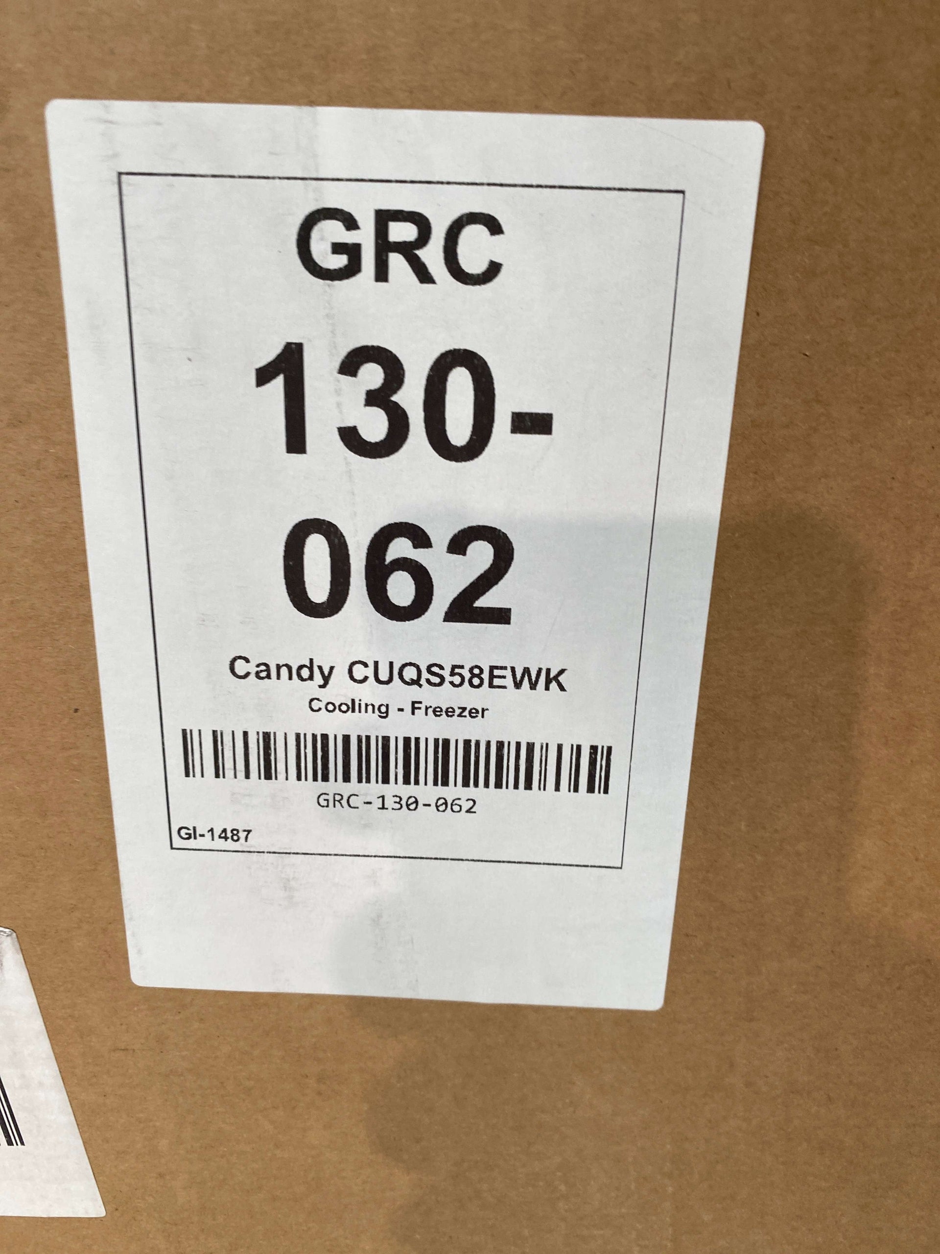 Candy CUQS58EWK 85 Litre Undercounter Freezer