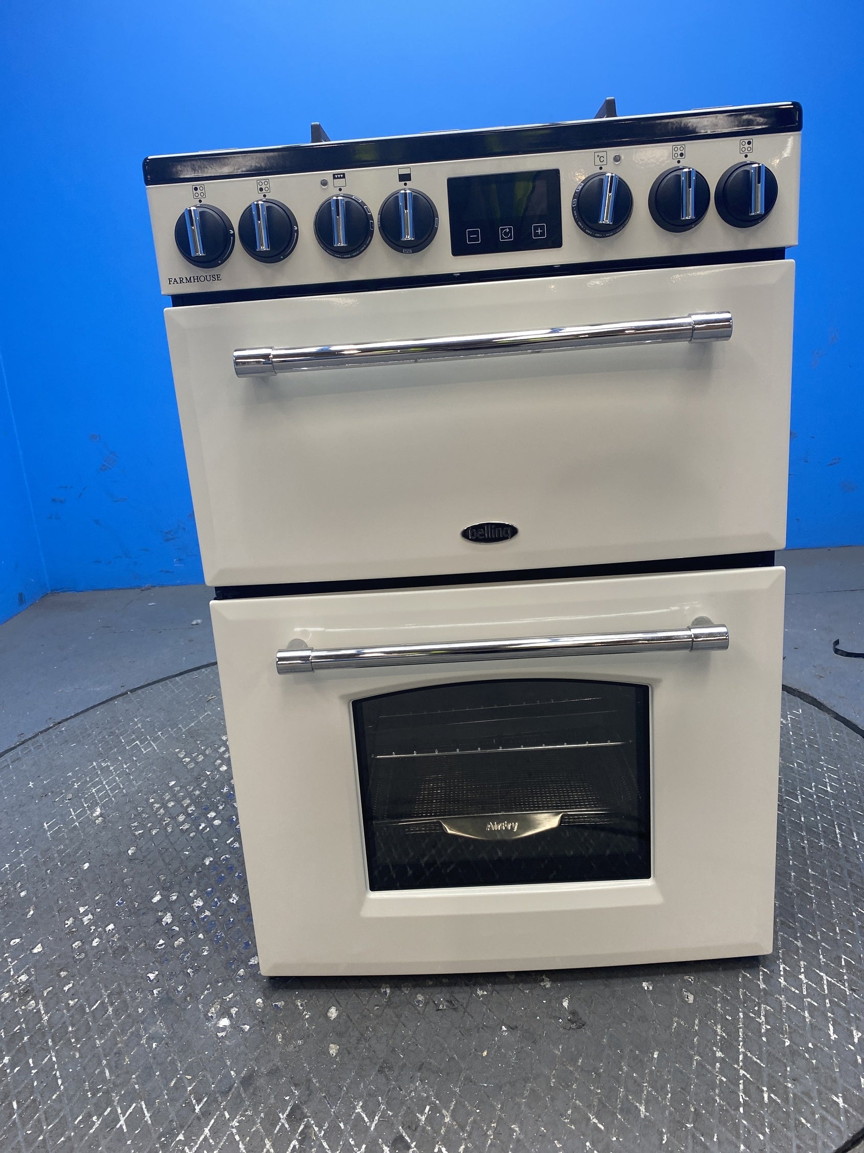 #GRC-159-438 - Belling Farmhouse 60cm Dual Fuel Cooker with Double Oven