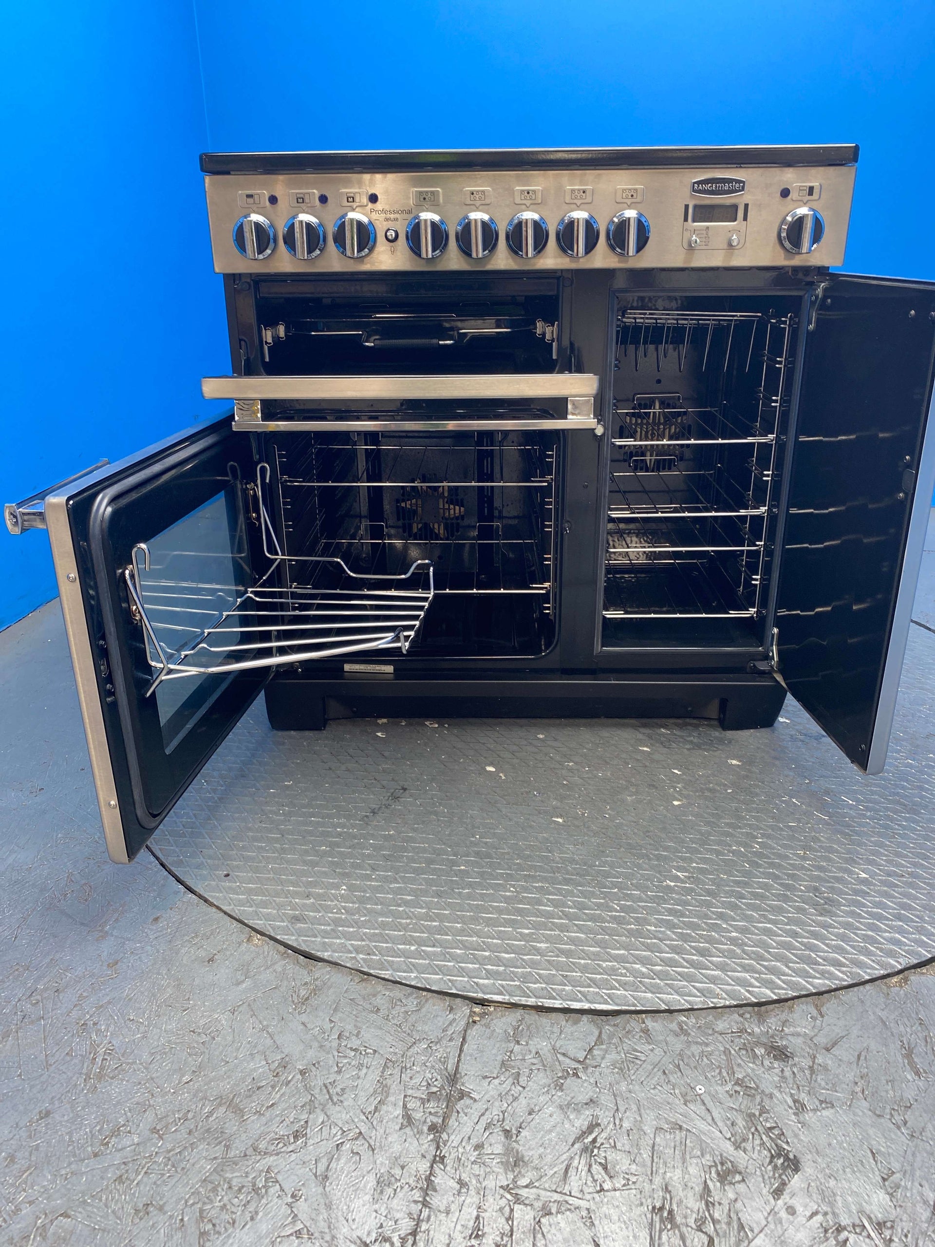 Rangemaster PDL90EISS/C Professional Deluxe 90cm Induction Range Cooker