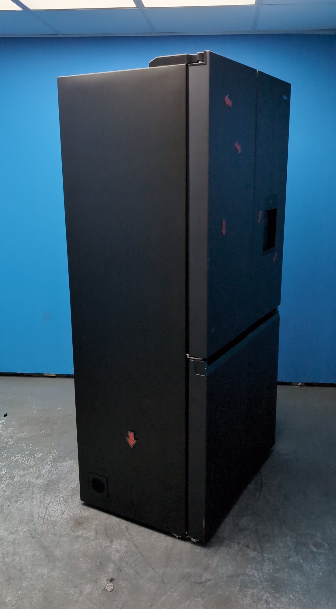 #GRC-163-397 - Haier French 4 Door Fridge Freezer – 528L, Black, Total No Frost
