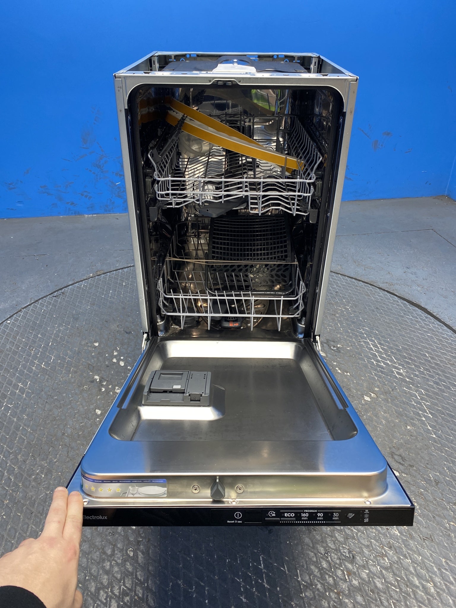 Electrolux KEAF2100L 300 AirDry 45cm Slim Integrated 9 Place Dishwasher