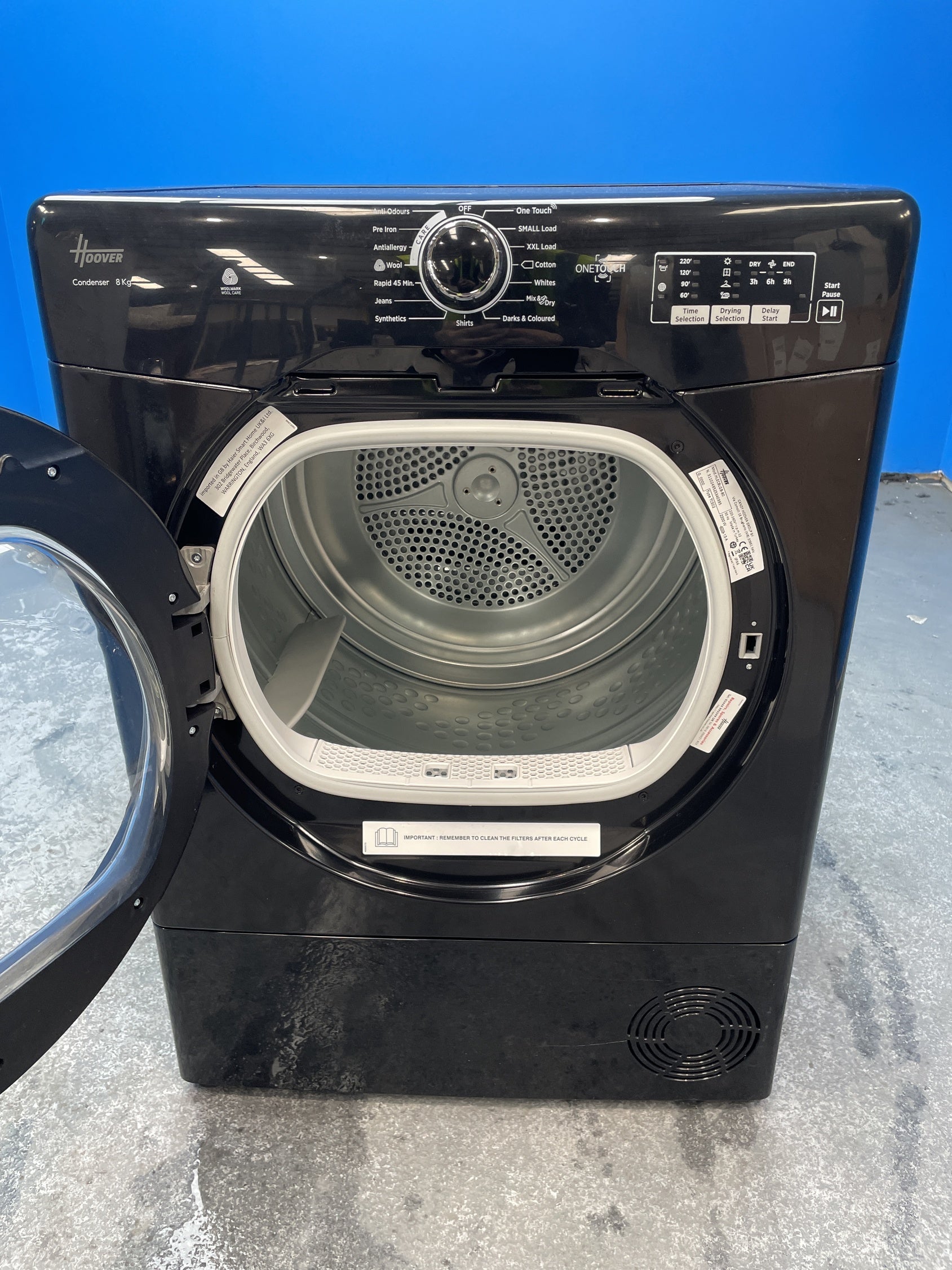 #GRC-157-349 - Hoover H-DRY 100 HLEC8LGB 8kg Condenser Tumble Dryer