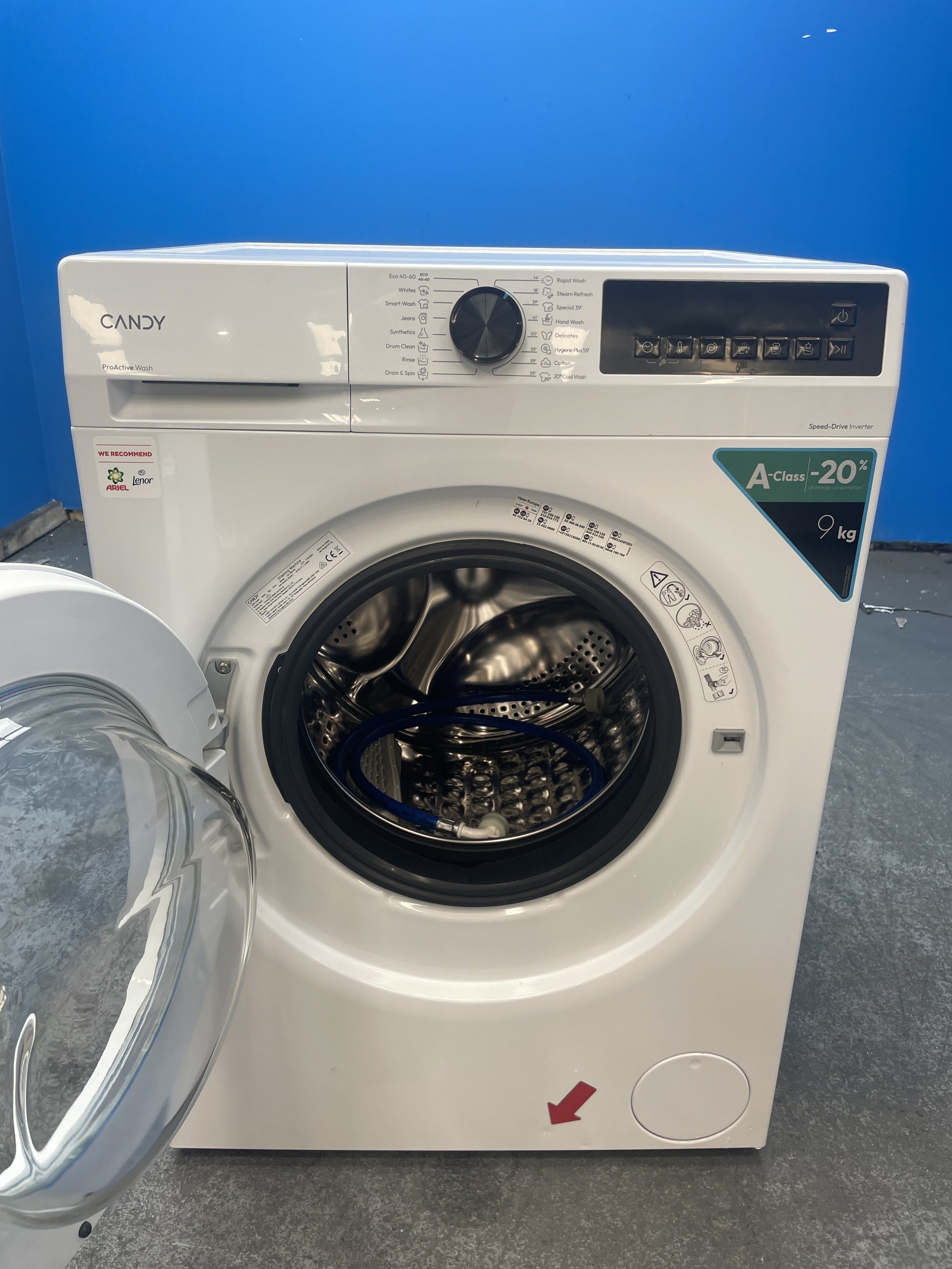 #GRC-158-543 - Candy Quick Pro GD 498-80 9kg 1400rpm Washing Machine