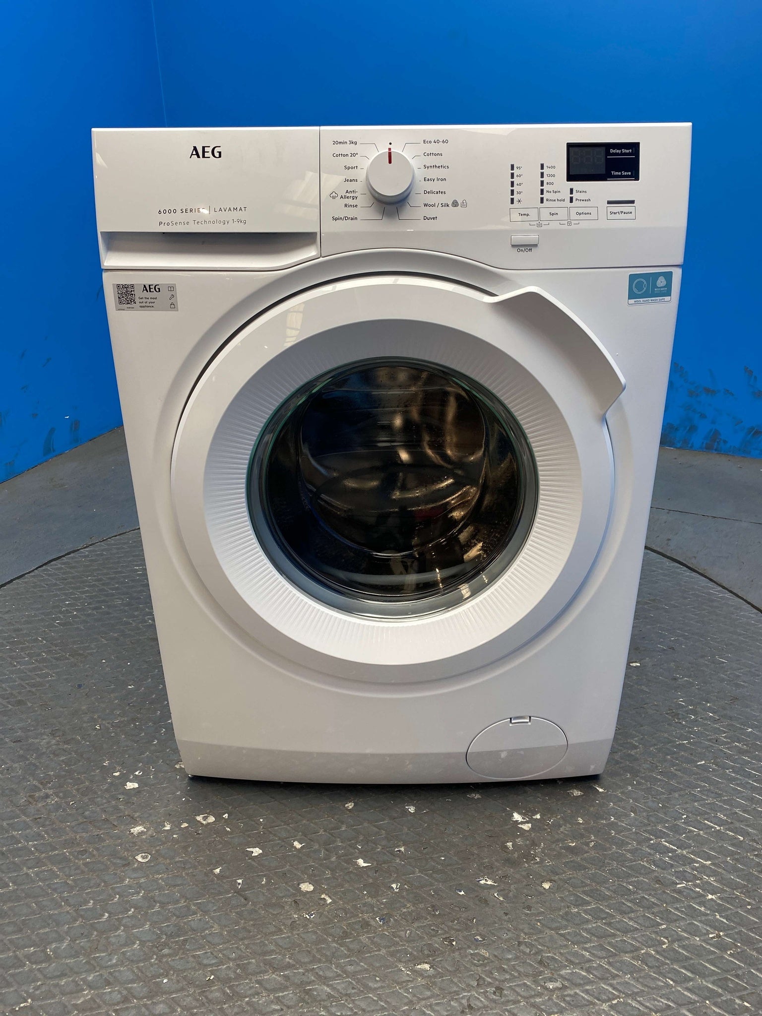 AEG 9kg 1400 Spin Washing Machine with ProSense