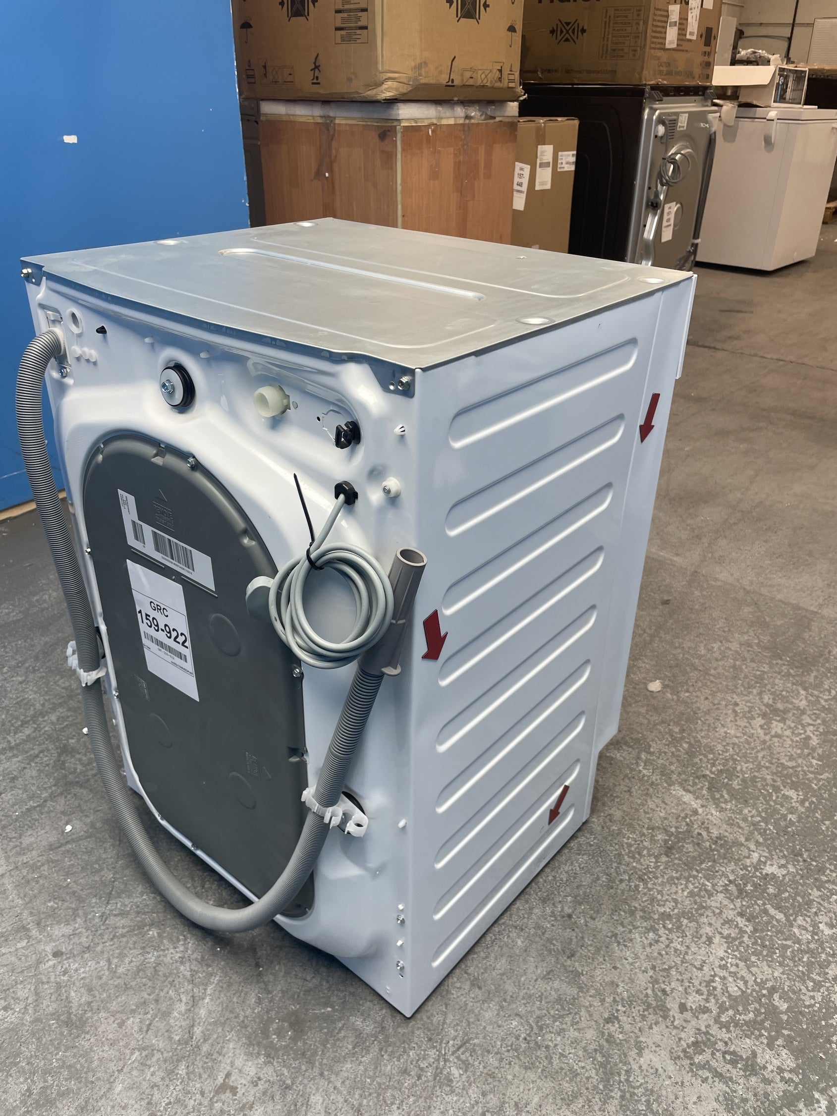 #GRC-159-922 - AEG 8000 PowerCare L8WE84636BI 8/4kg 1600rpm Integrated Washer Dryer