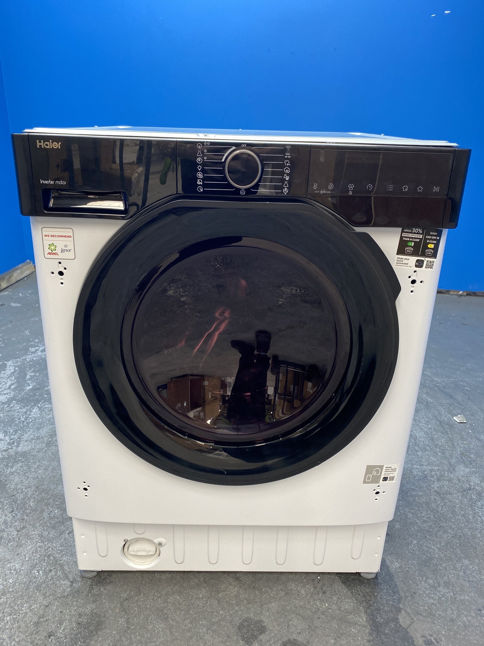 #GRC-160-193 - Haier Series 6 BHA6S696M6DB9-80 9/6kg 1600rpm Integrated Washer Dryer