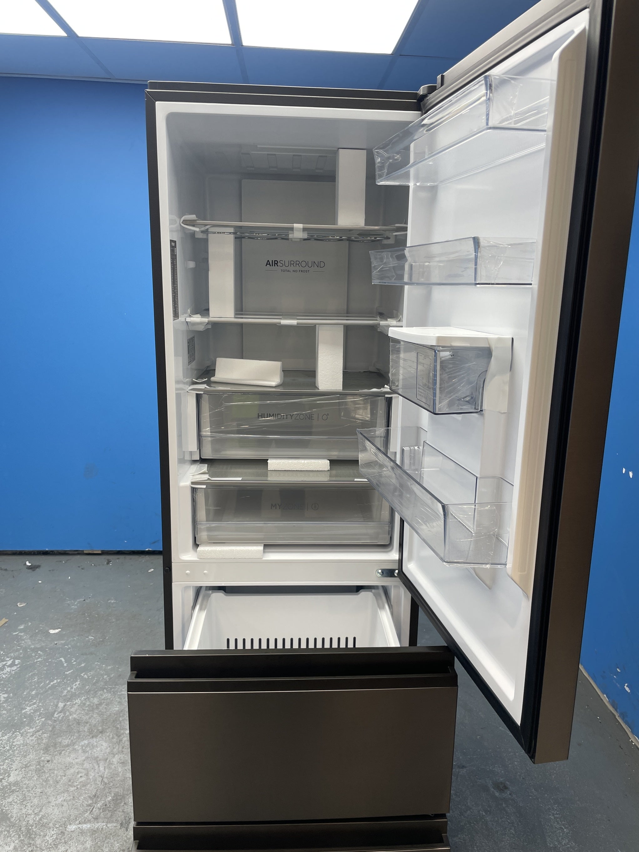 #GRC-156-445 - Haier HTW5618EWMP 357L Series 5 60cm 3D No Frost Fridge Freezer