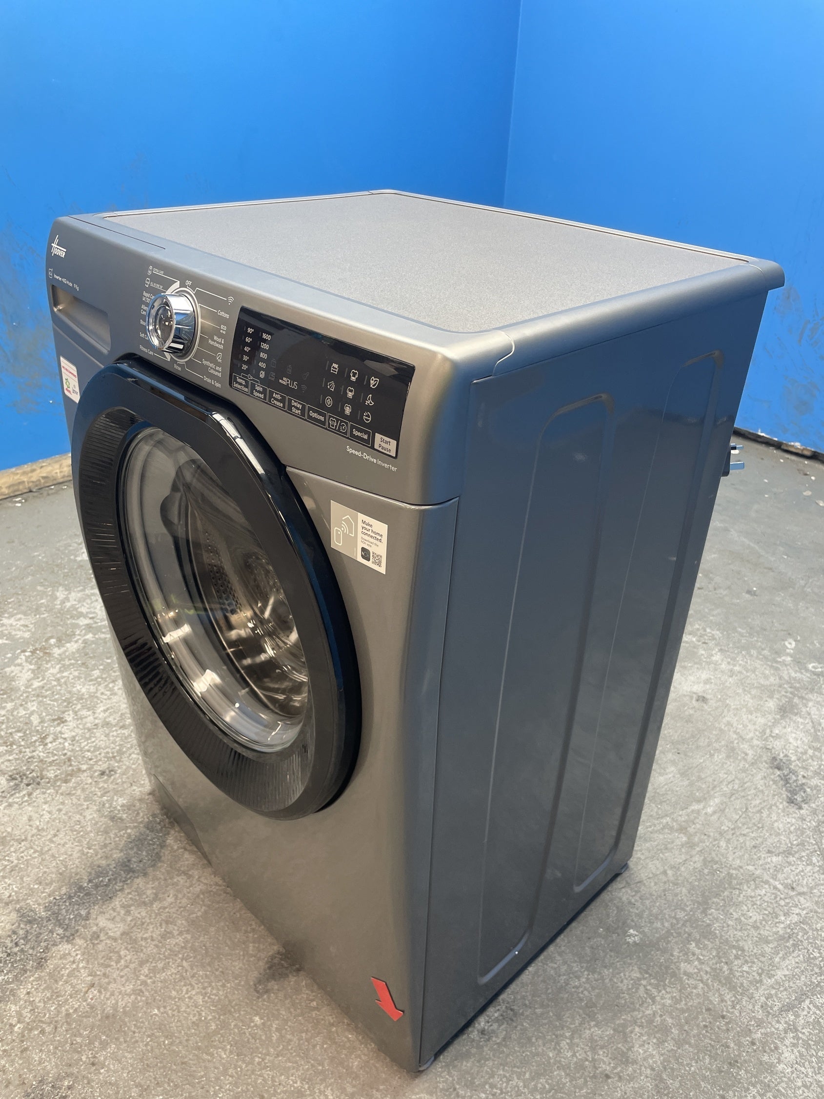 #GRC-159-513 - Hoover H-WASH 350 H3WPS696TMBR6 9kg 1600rpm Washing Machine