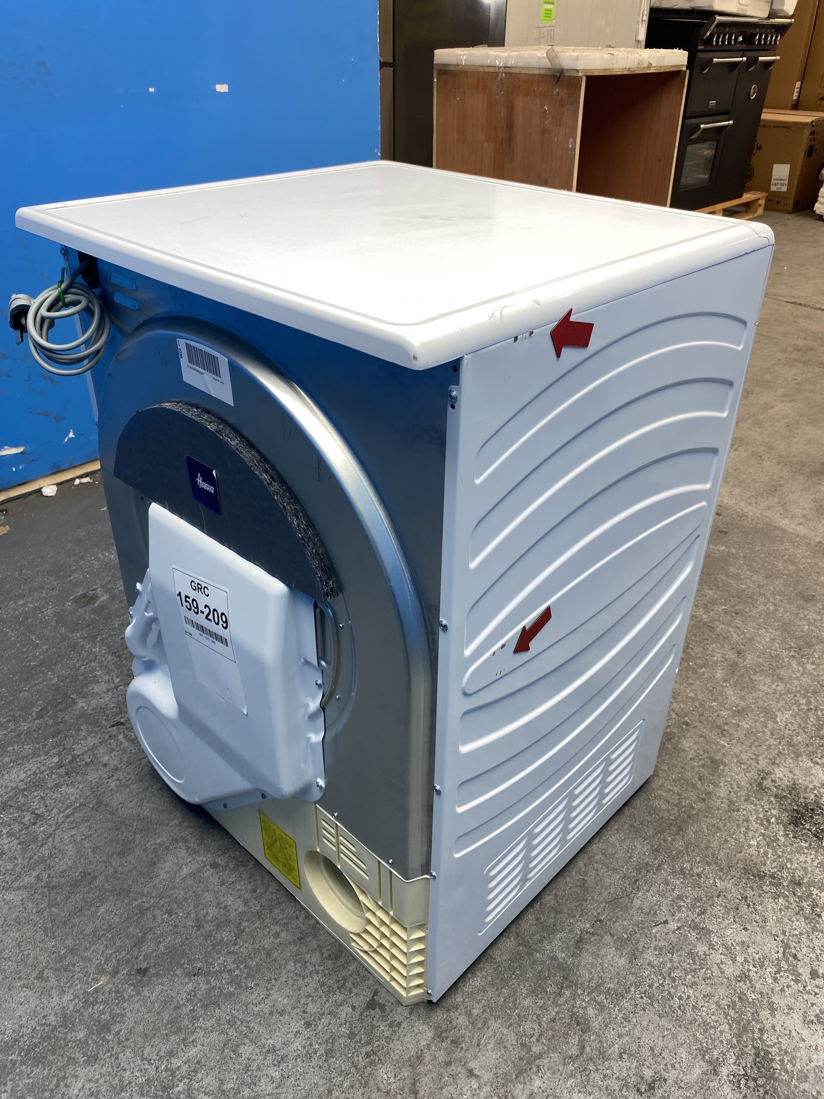 #GRC-159-209 - Hoover HLE V10DG-80 10kg Vented Tumble Dryer