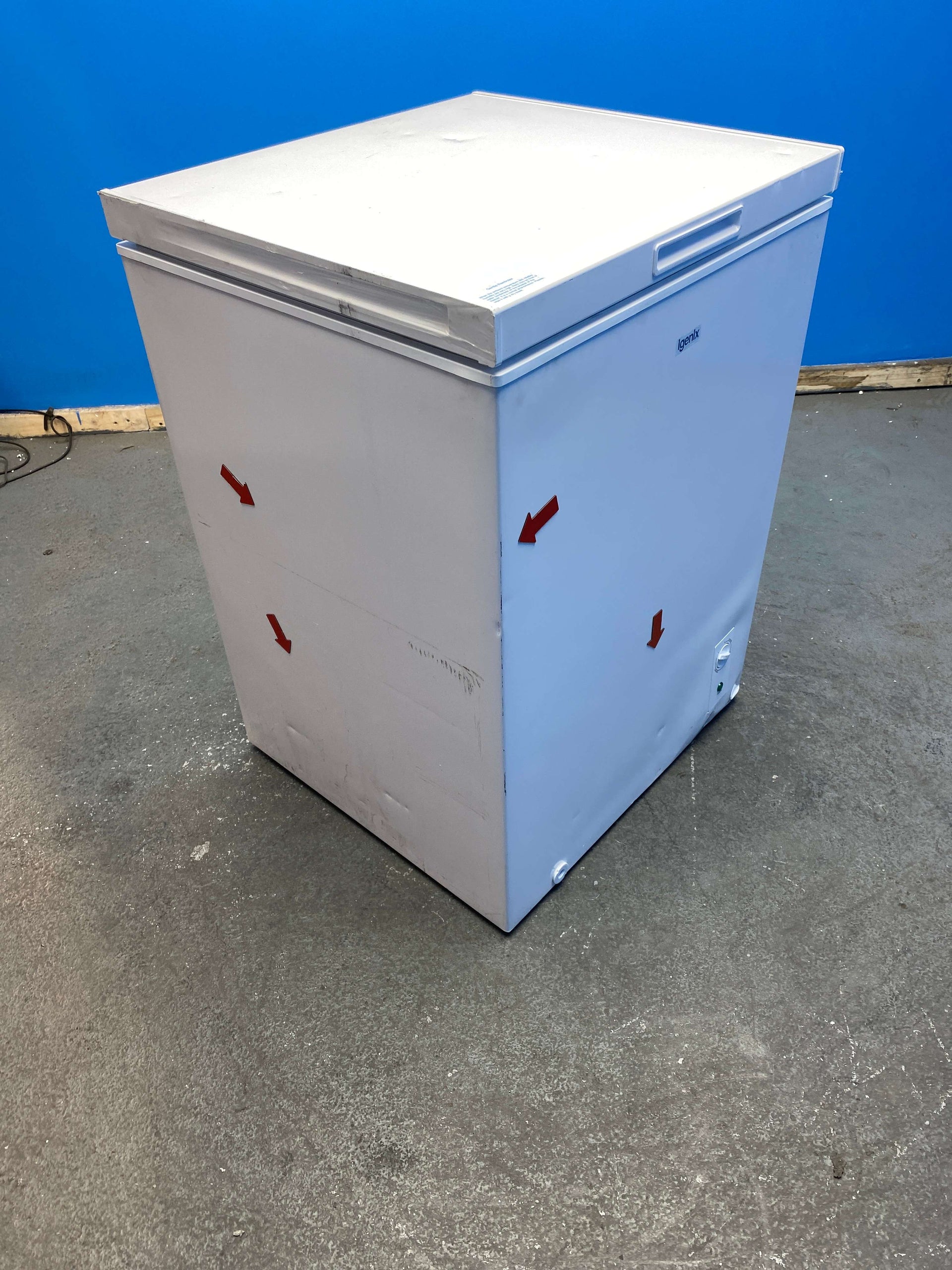 Igenix IGCF0150W 142 Litre Freestanding Chest Freezer