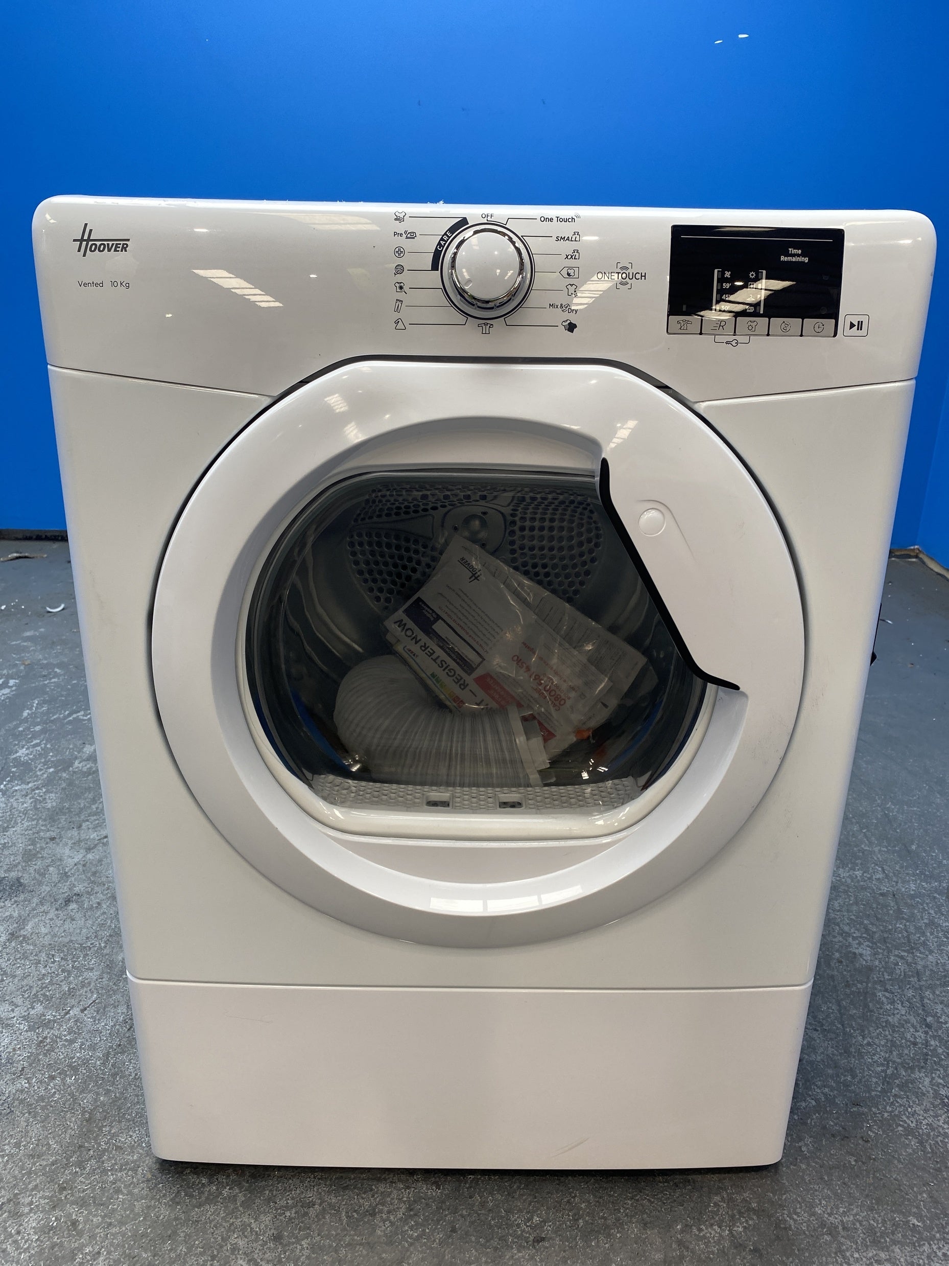 #GRC-159-209 - Hoover HLE V10DG-80 10kg Vented Tumble Dryer
