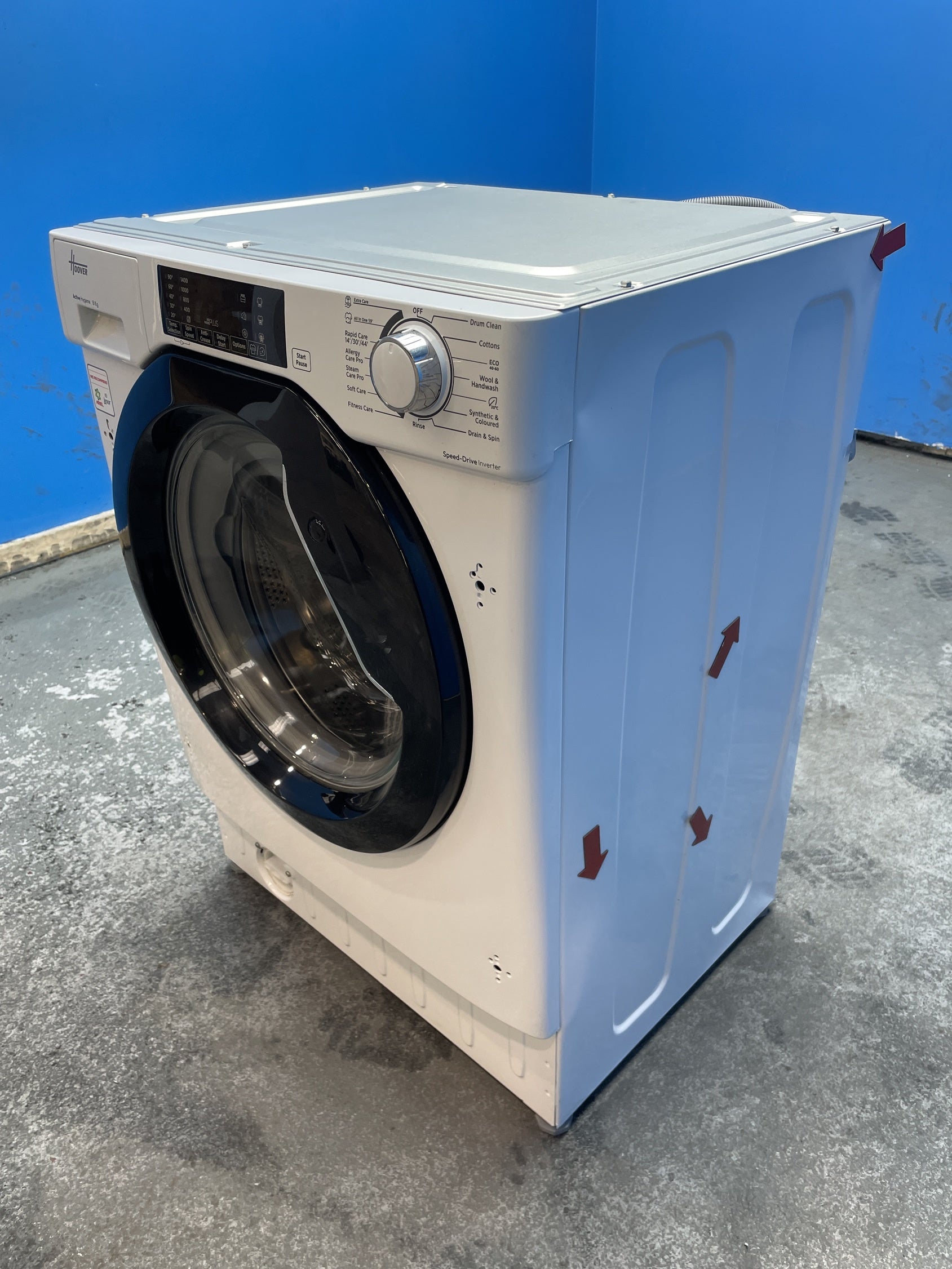 #GRC-156-287 - Hoover H-WASH 300 Pro HBWS 484DMBW5-80 8kg 1400rpm Integrated Washing Machine