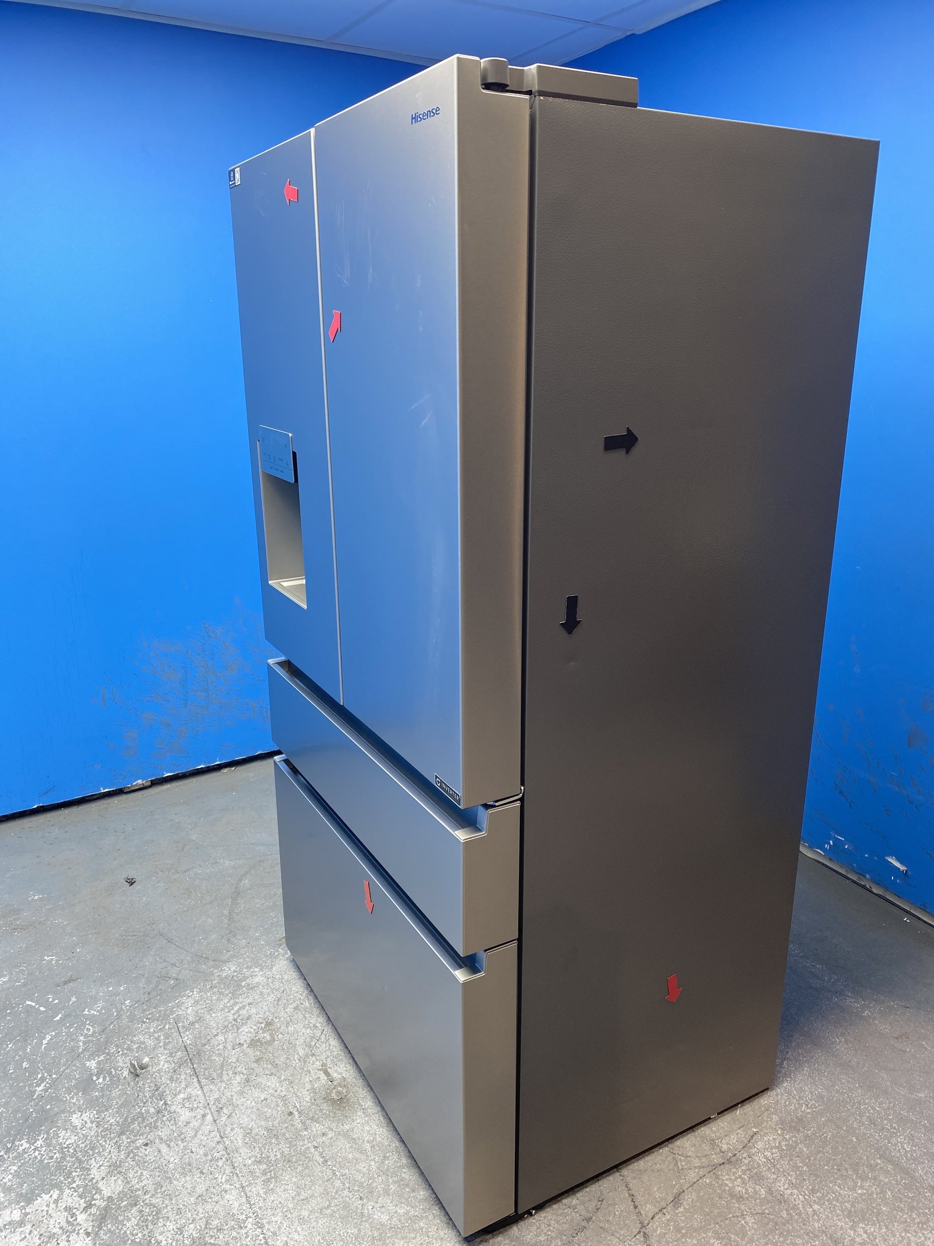 #GRC-152-497 - Hisense RF728N4SASE PureFlat Multi Door Smart Fridge Freezer