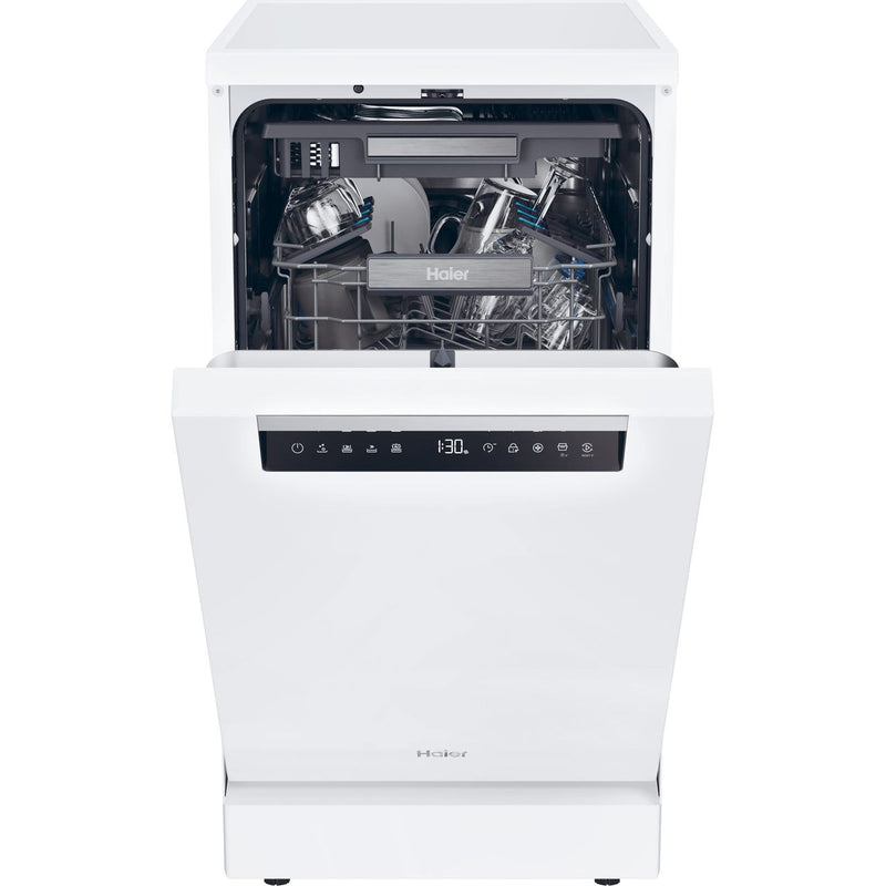 Haier XF1C3TB1FW I-Pro Shine Series 5 Slimline 10 Place Dishwasher