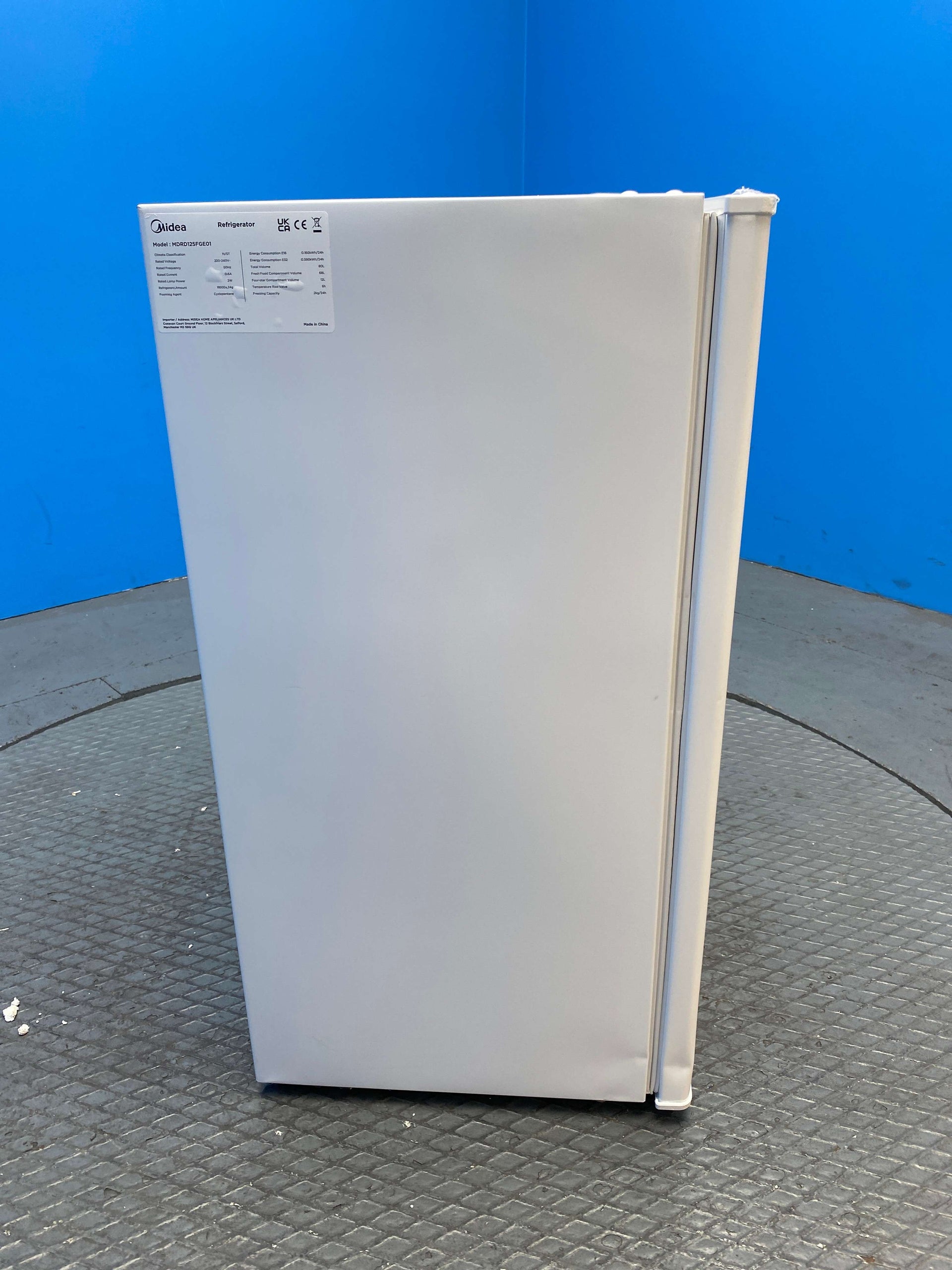 Midea MDRD125FGE01 80L Under Counter Mini Fridge