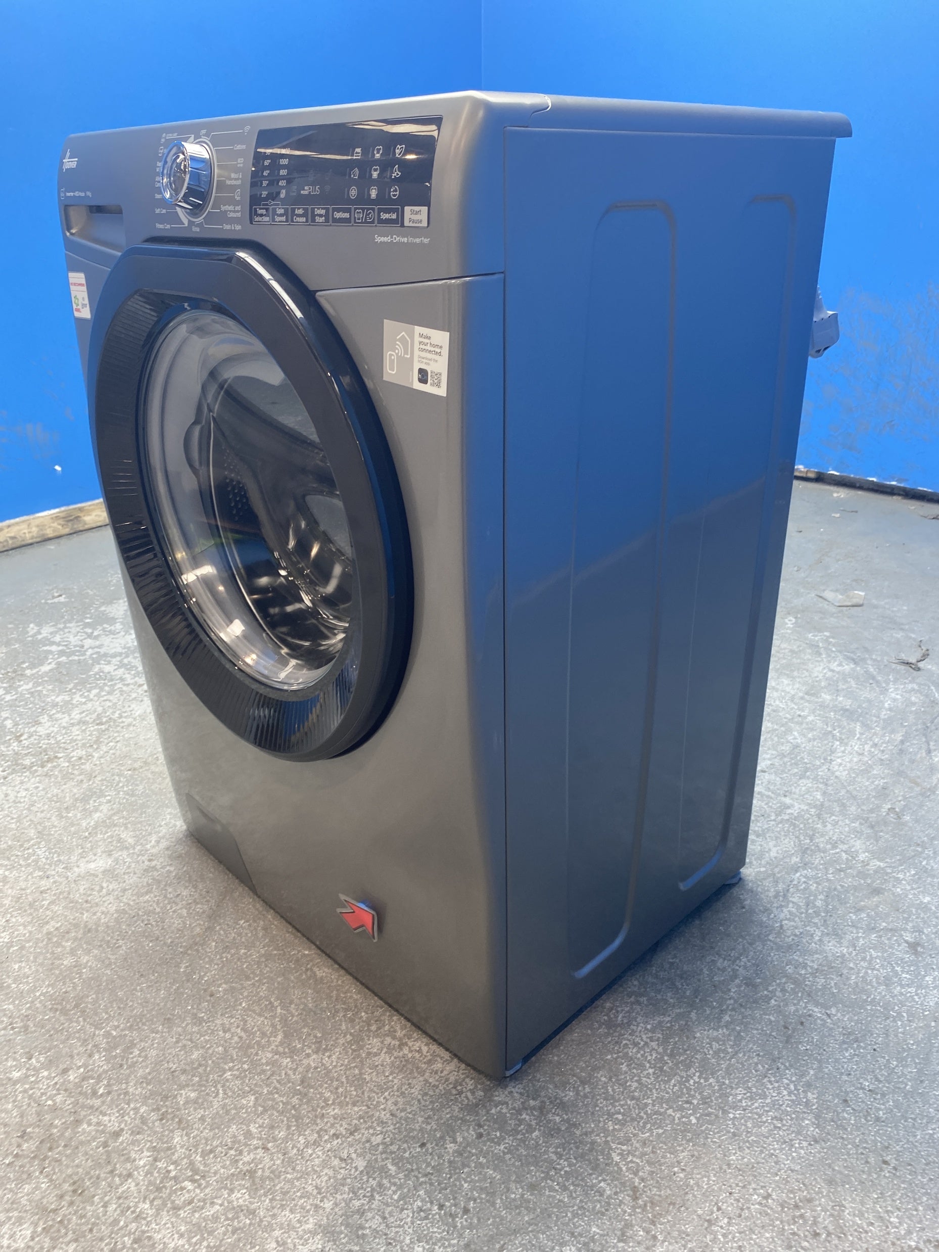 #GRC-156-060 - Hoover H3WPS496TAMBR680 9kg 1400 Spin Washing Machine