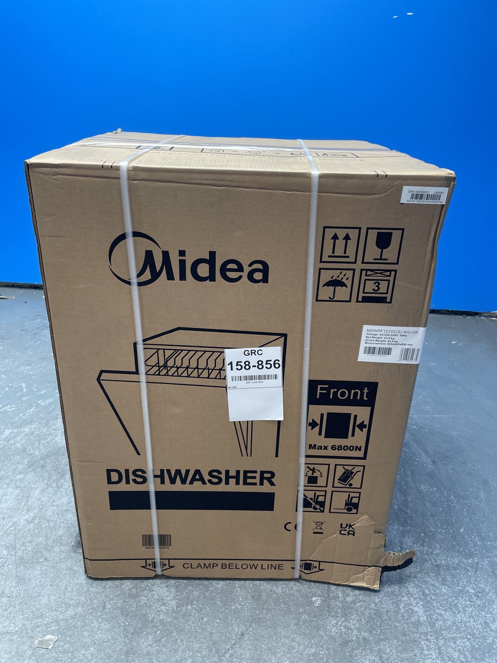 #GRC-158-856 - Midea MDWPF1233CS 12 Place Setting Dishwasher
