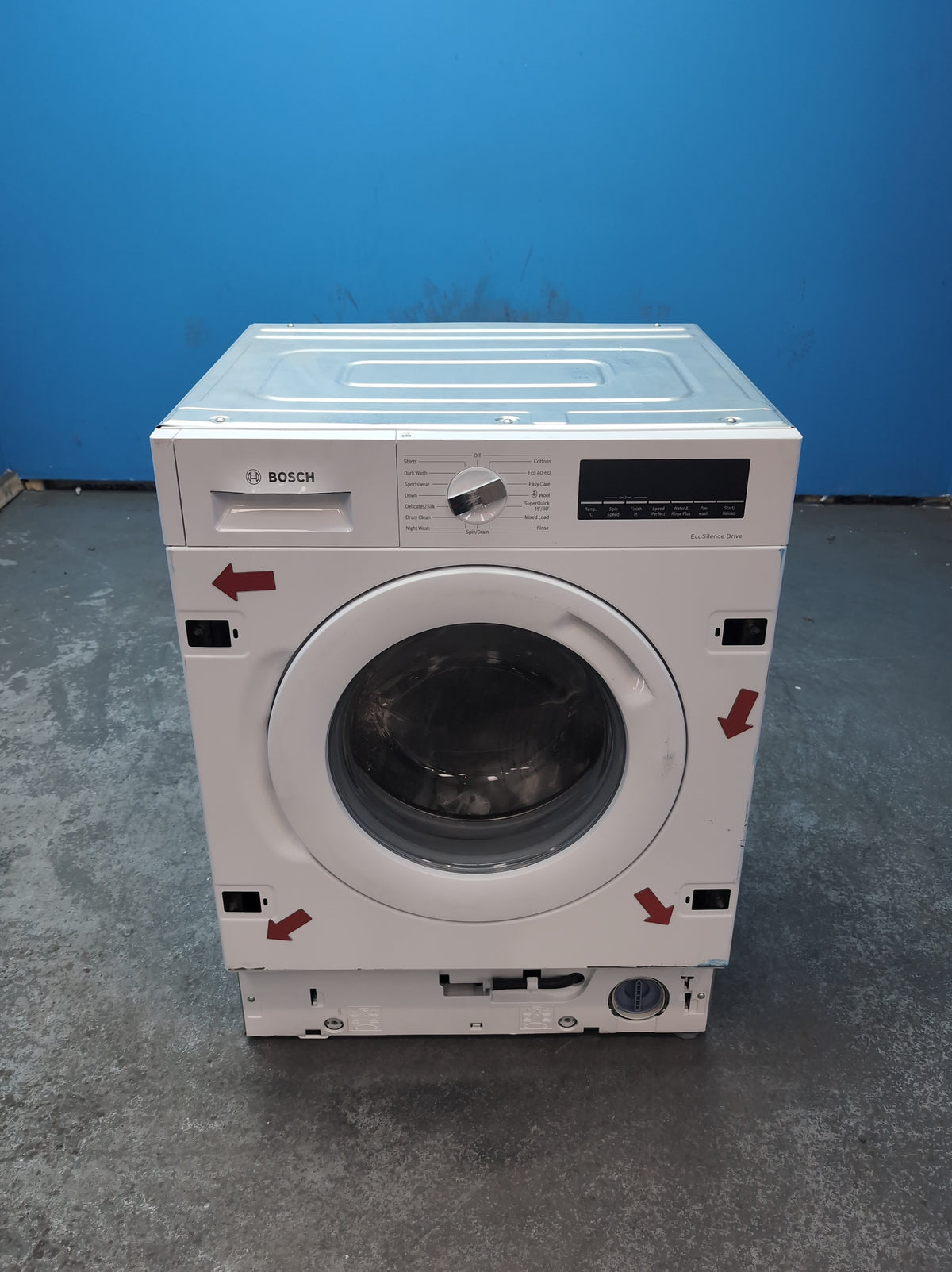 #GRC-163-523 - Bosch 8kg 1400rpm Integrated Washing Machine – EcoSilence Drive, White