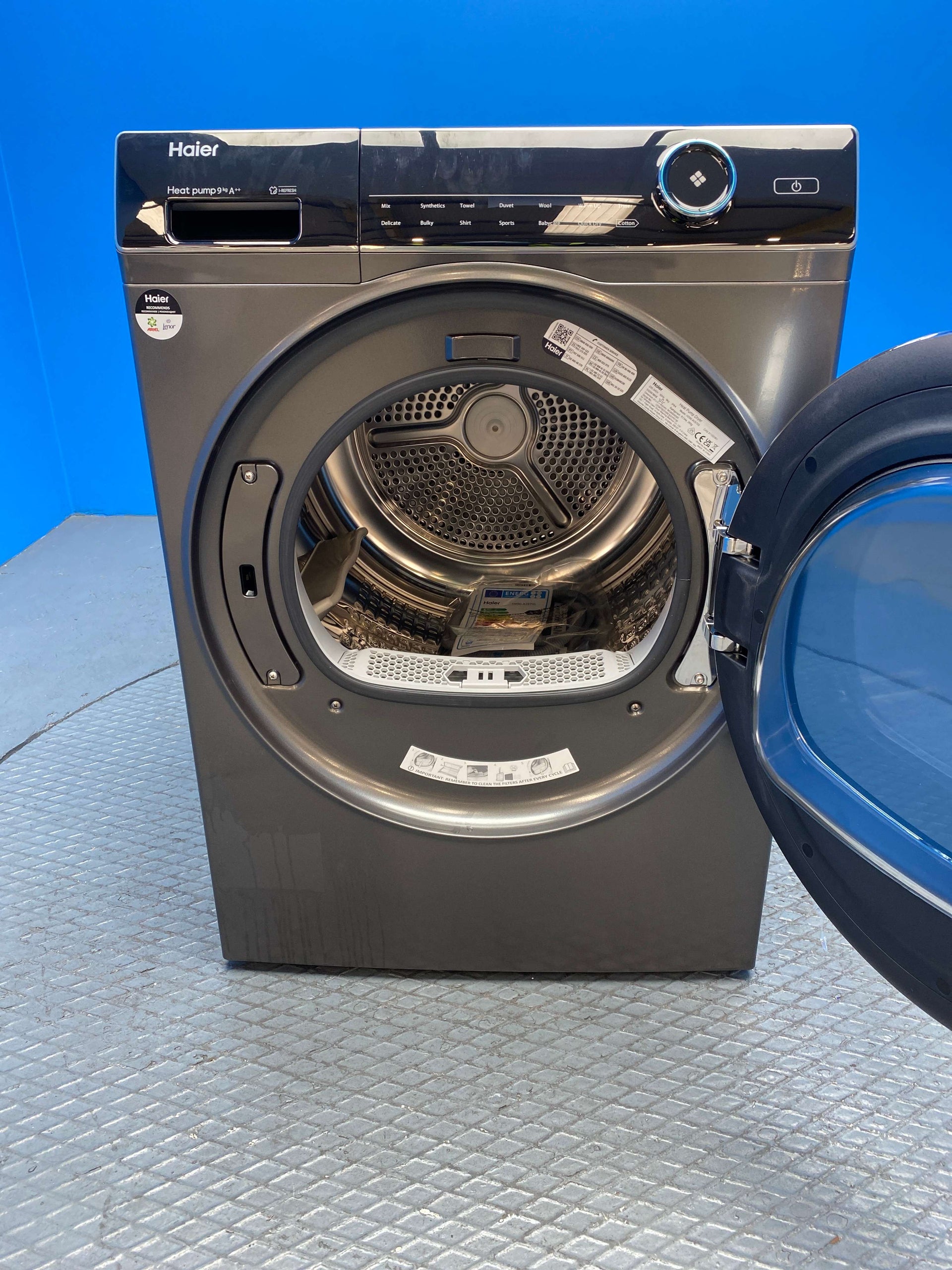 Haier HD90-A2979S 9kg Heat Pump Tumble Dryer